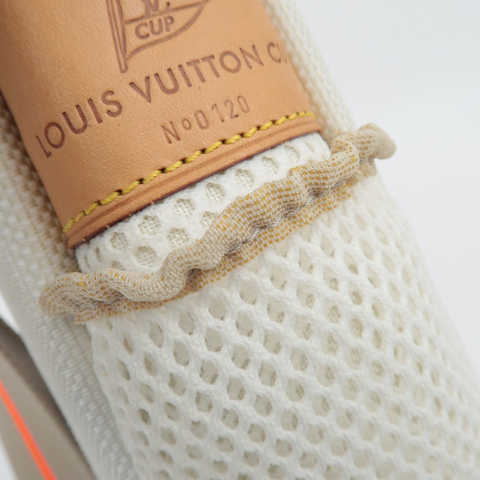 Louis Vuitton Damier Geant LV Cup Weatherly Nylon Shoulder Bag White M80637