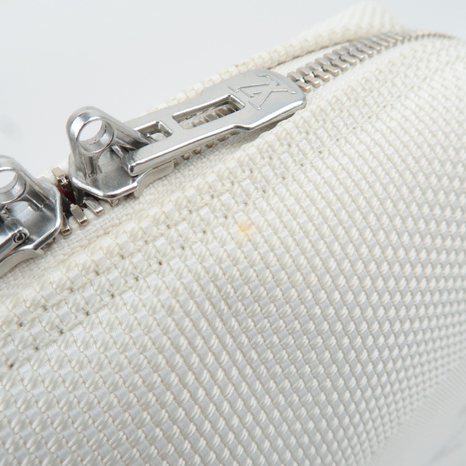 Louis Vuitton Damier Geant LV Cup Weatherly Nylon Shoulder Bag White M80637