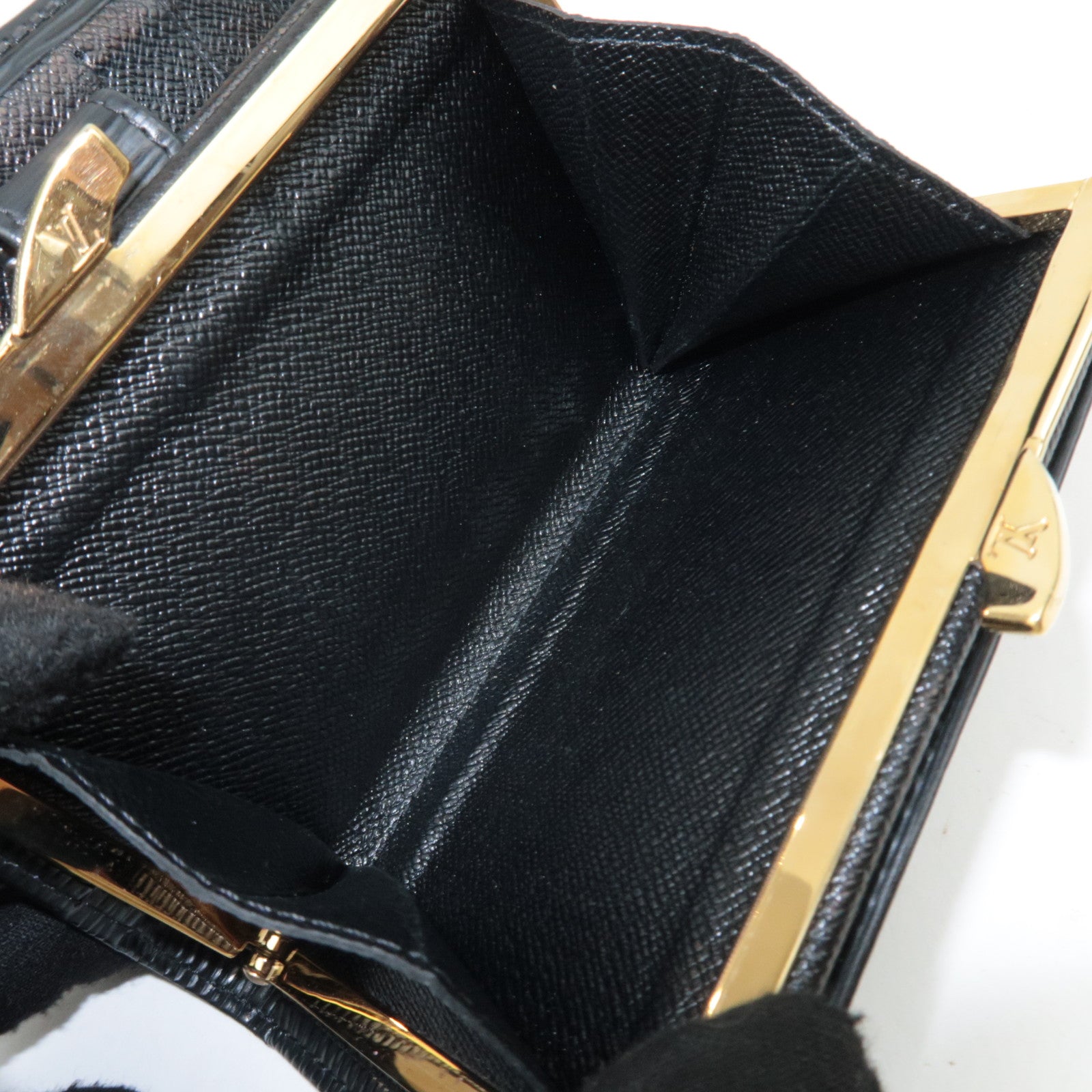 Louis Vuitton Epi Portefeuille Viennois Wallet Noir M63242