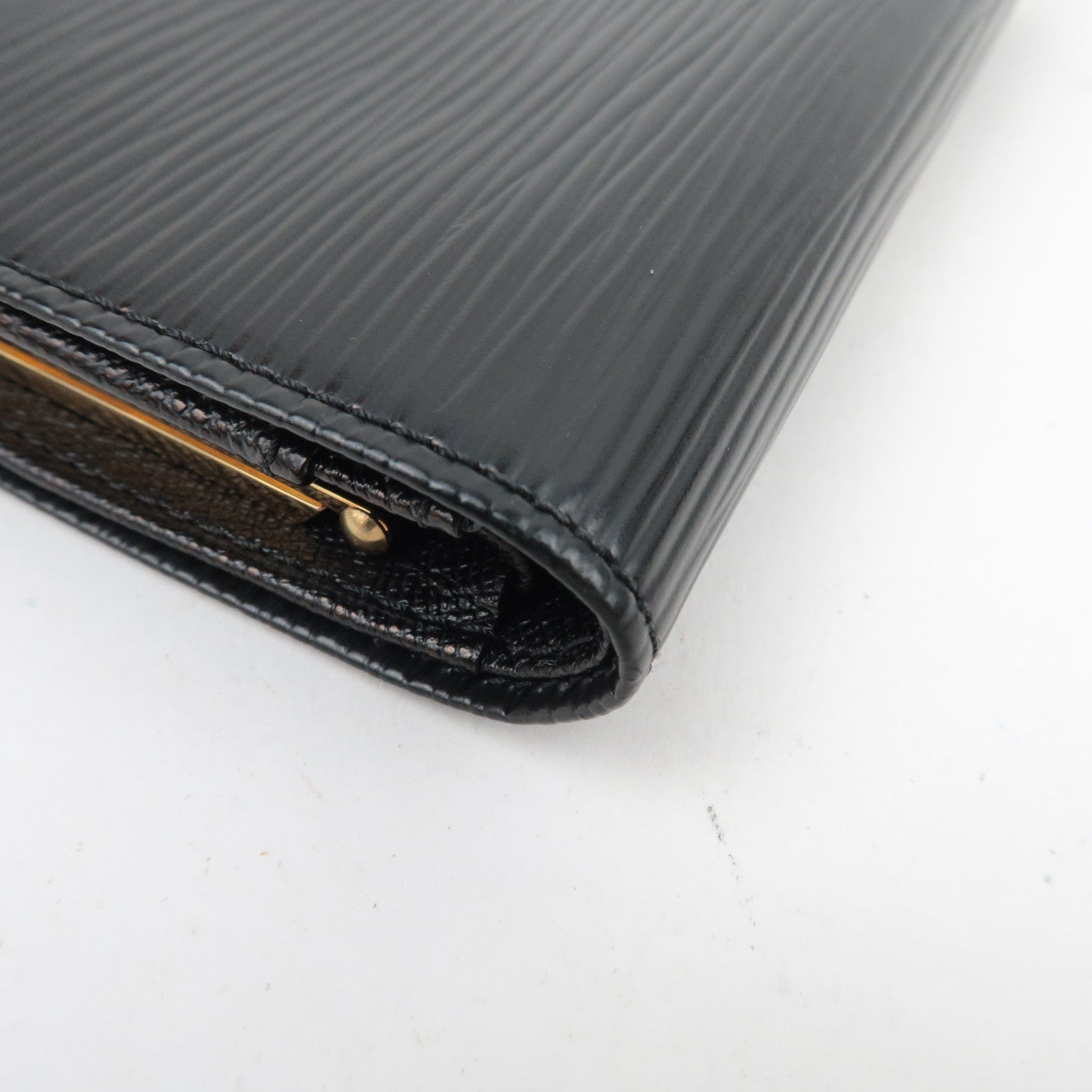 Louis Vuitton Epi Portefeuille Viennois Wallet Noir M63242