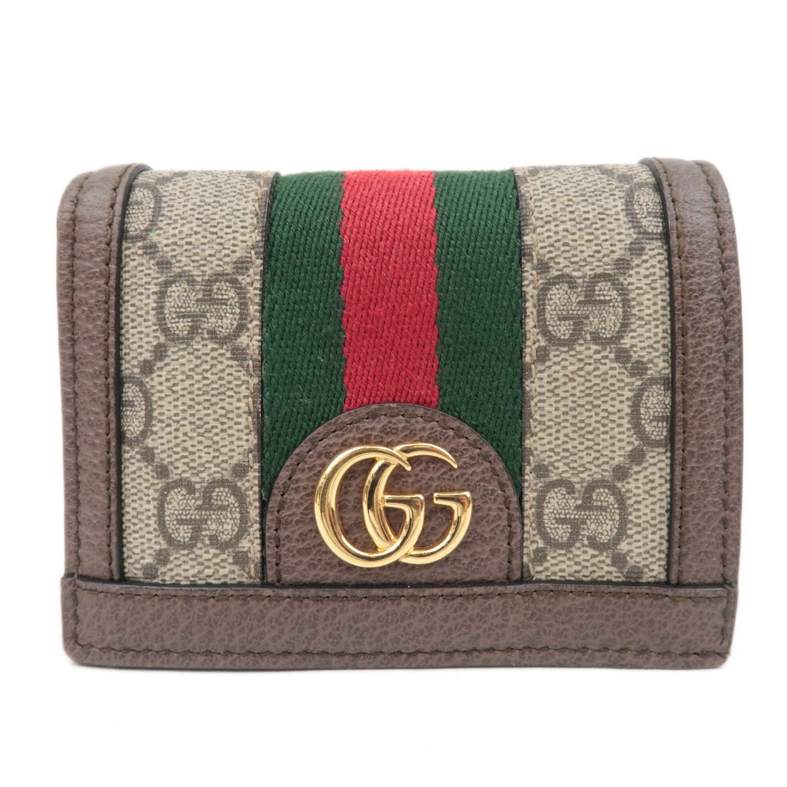 GUCCI Ophidia Sherry GG Supreme Wallet Beige 52315588173