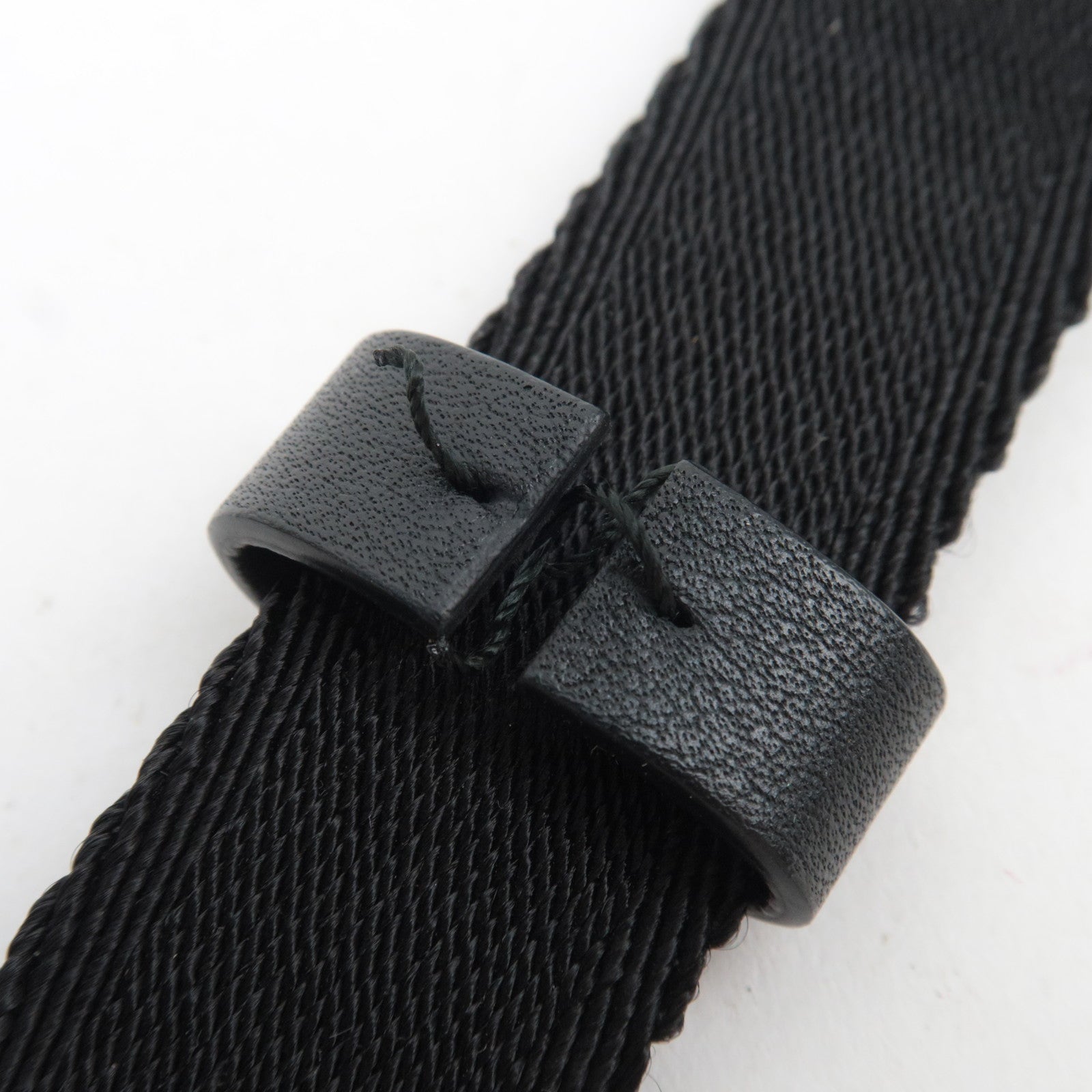 Christian Dior Canvas Belt Black Gold HDW