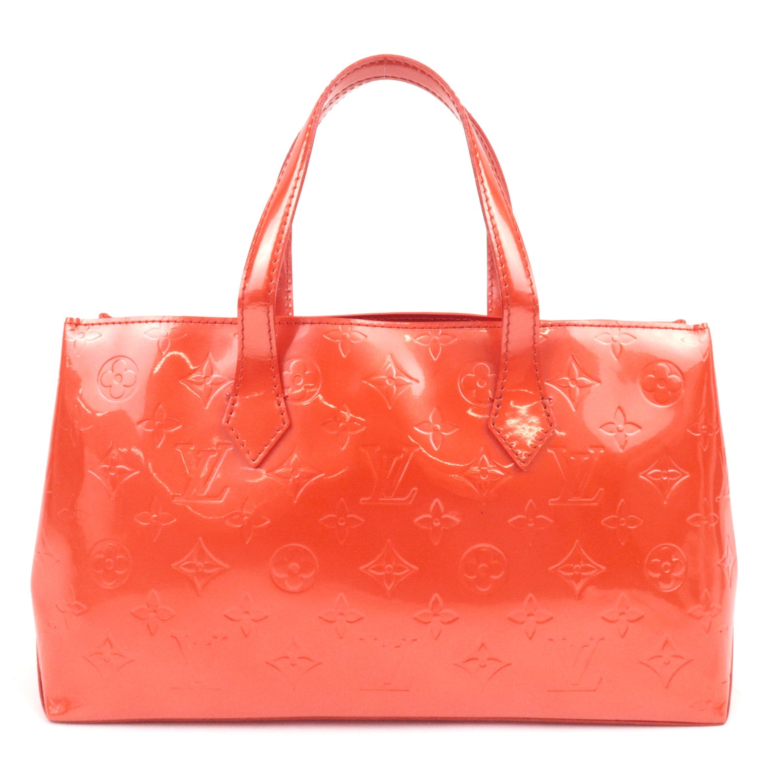 Louis Vuitton Monogram Vernis Wilshire PM Orange Sunset M93644