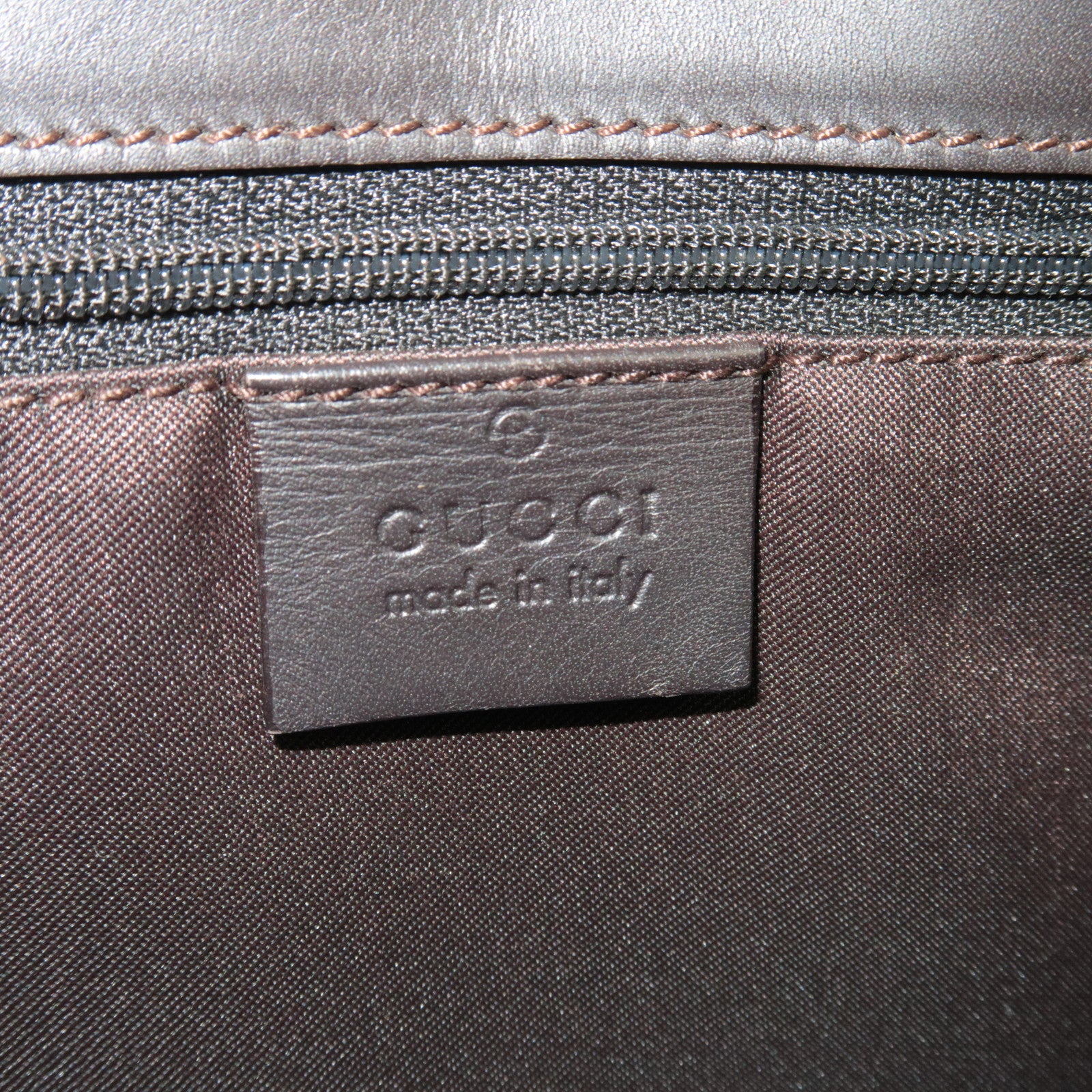 GUCCI GG Canvas Tote Bag Beige Brown 002.1098