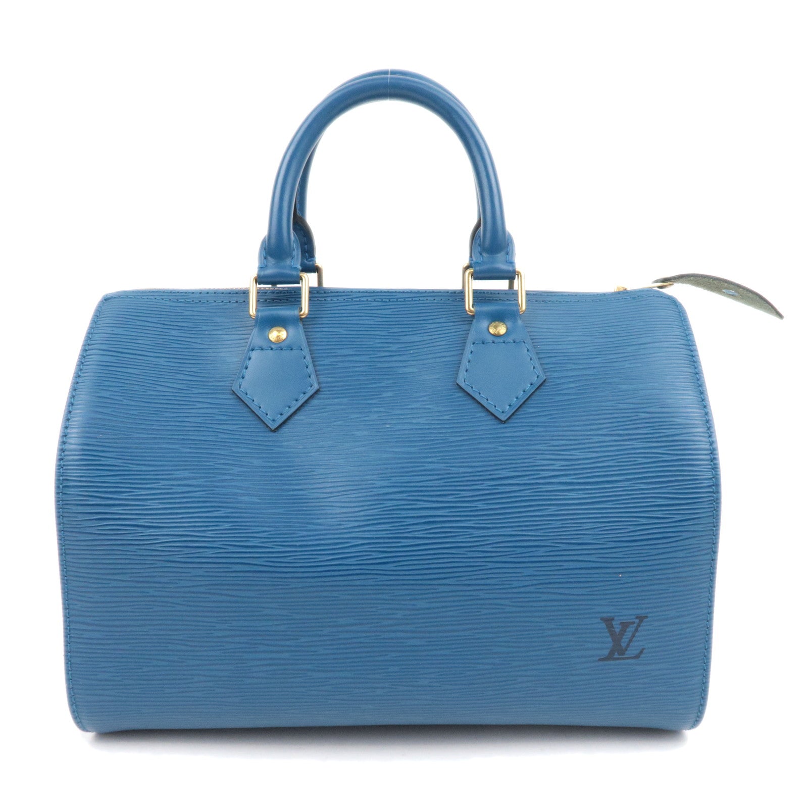 Louis Vuitton Epi Speedy 25 Handbag Toledo Blue M4301588252