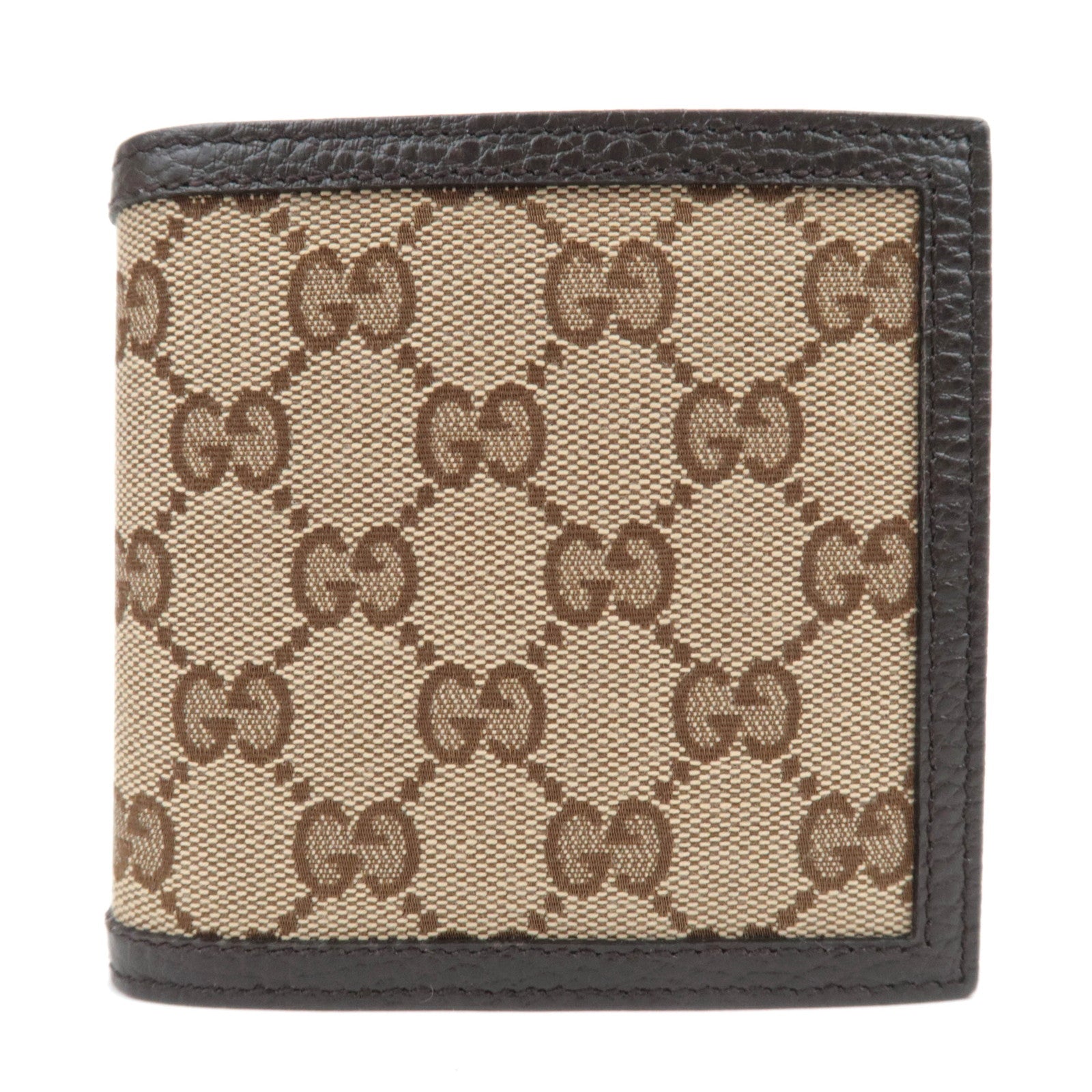 GUCCI GG Canvas Bifold Wallet Beige 15041388266