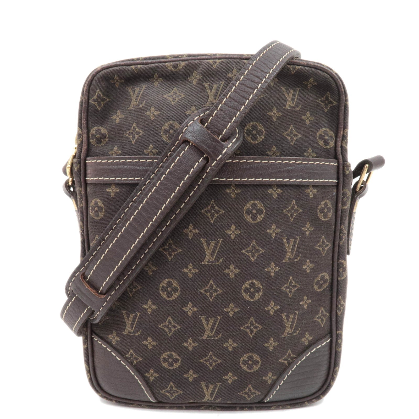 Louis Vuitton Monogram Mini Lin Danube Shoulder Bag Ebene M9522888325