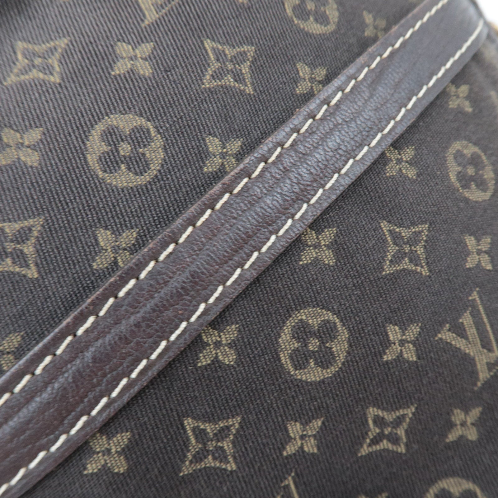 Louis Vuitton Monogram Mini Lin Danube Shoulder Bag Ebene M95228