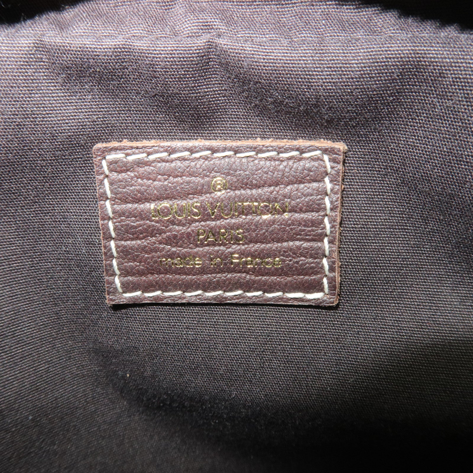 Louis Vuitton Monogram Mini Lin Danube Shoulder Bag Ebene M95228