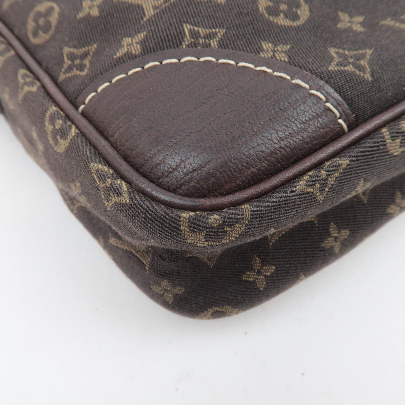 Louis Vuitton Monogram Mini Lin Danube Shoulder Bag Ebene M95228