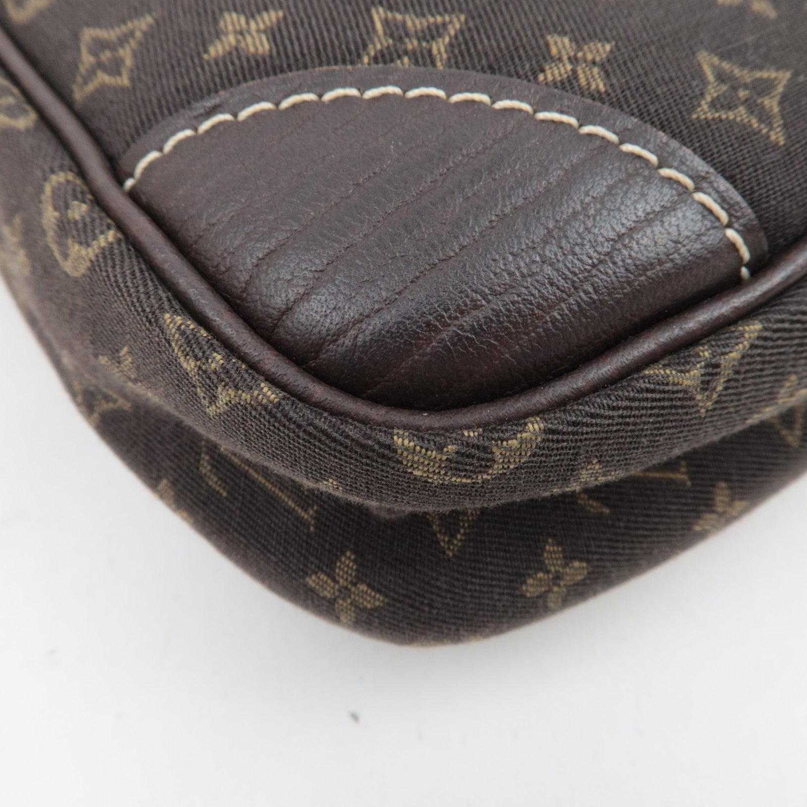 Louis Vuitton Monogram Mini Lin Danube Shoulder Bag Ebene M95228