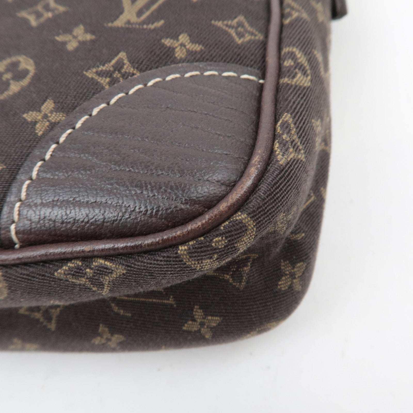 Louis Vuitton Monogram Mini Lin Danube Shoulder Bag Ebene M95228