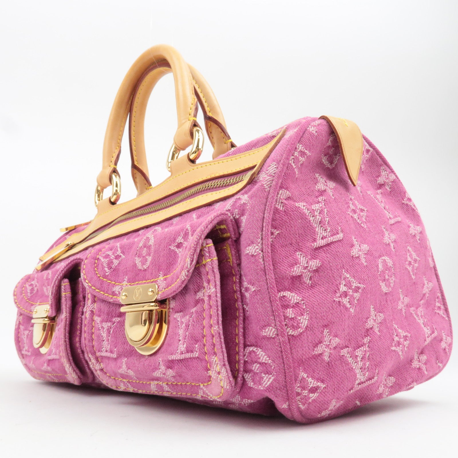Louis Vuitton Monogram Denim Neo Speedy Pink M95214