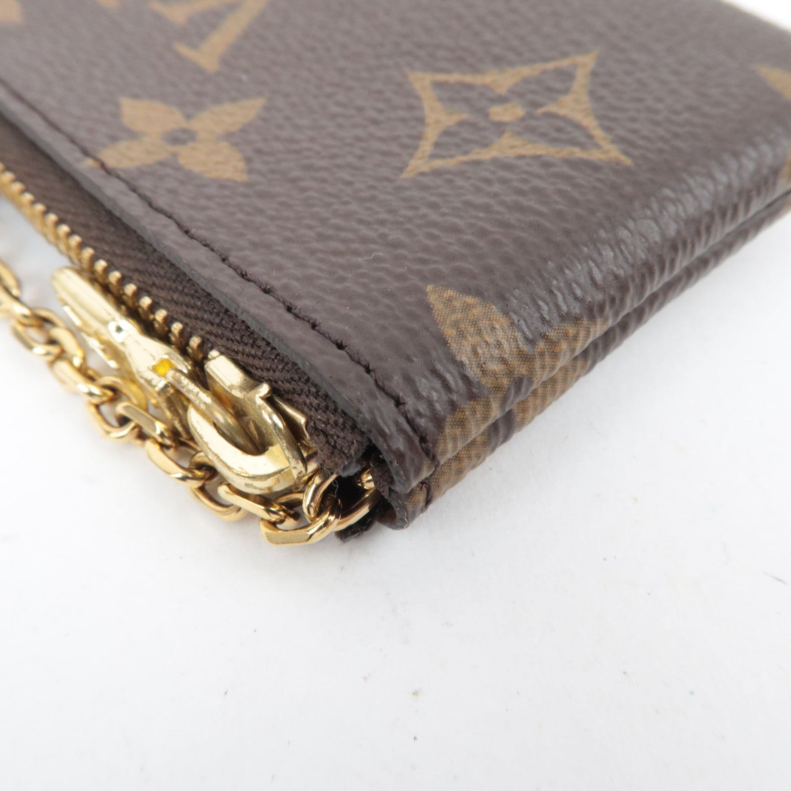 Louis Vuitton Monogram Pochette Cles Coin Case M62650