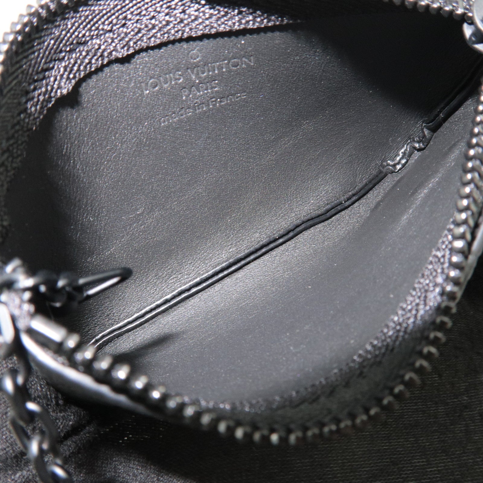 Louis Vuitton Aerogram Pochette Cles Coin Case Noir M81031