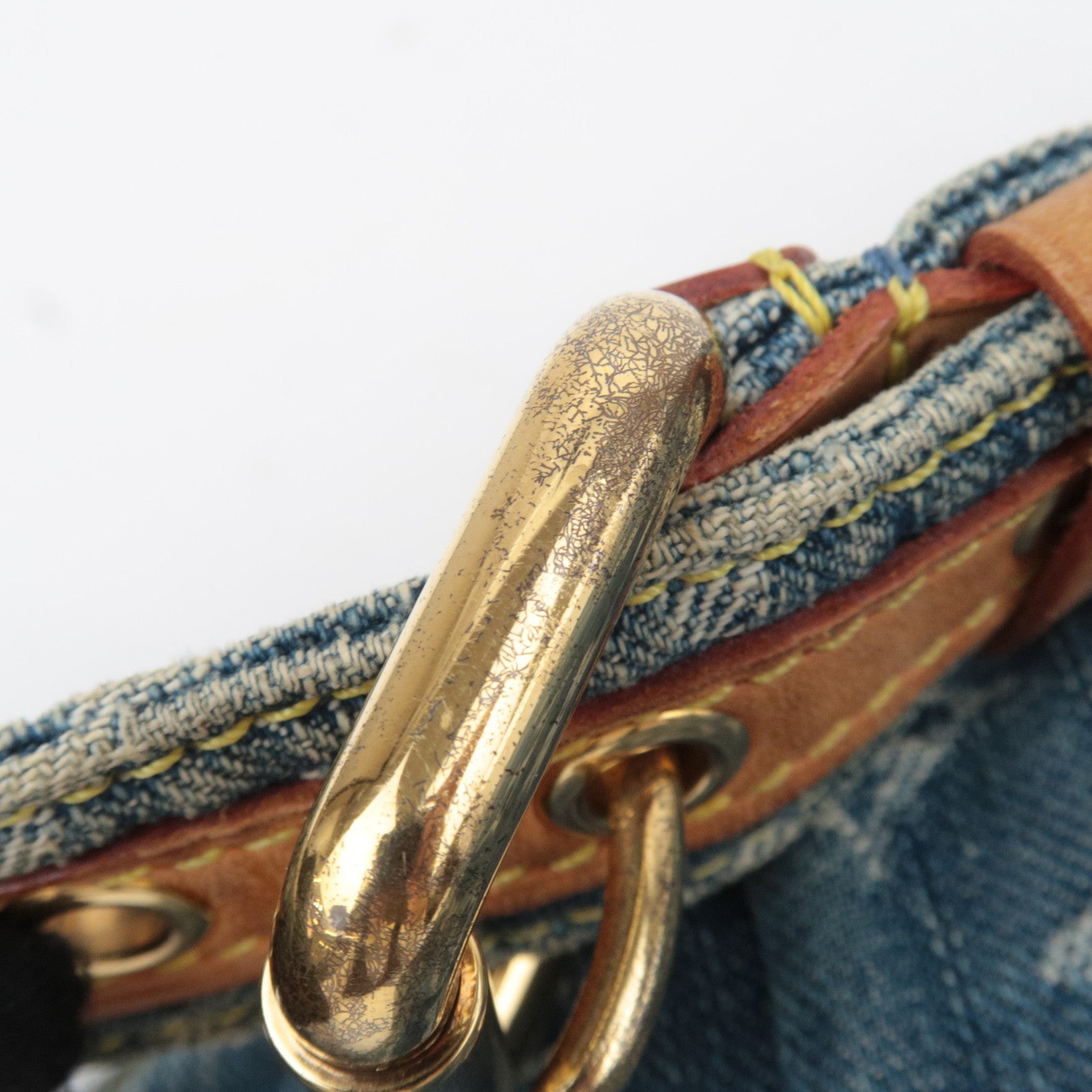 Louis Vuitton Monogram Denim Bum Bag Body Bag Blue M95347