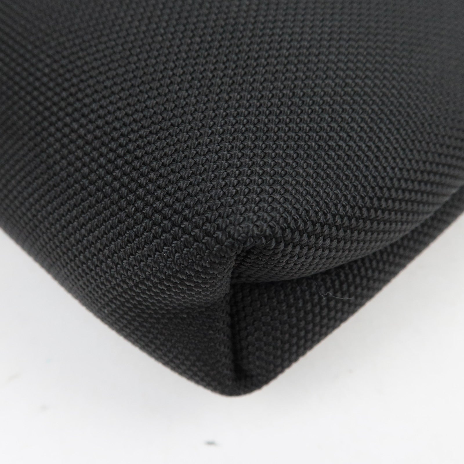 GUCCI Sherry Nylon Canvas Shoulder Bag Black 631195