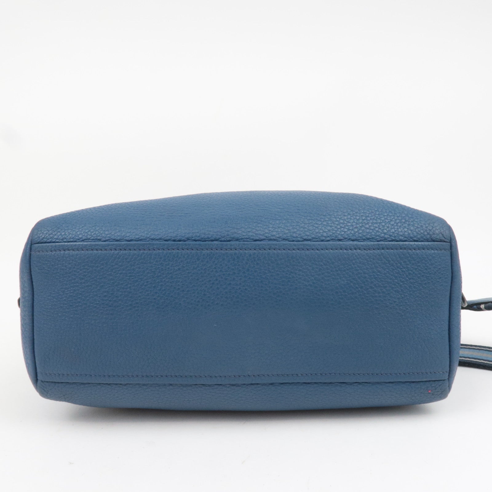 PRADA 2Way Leather Handbag Blue