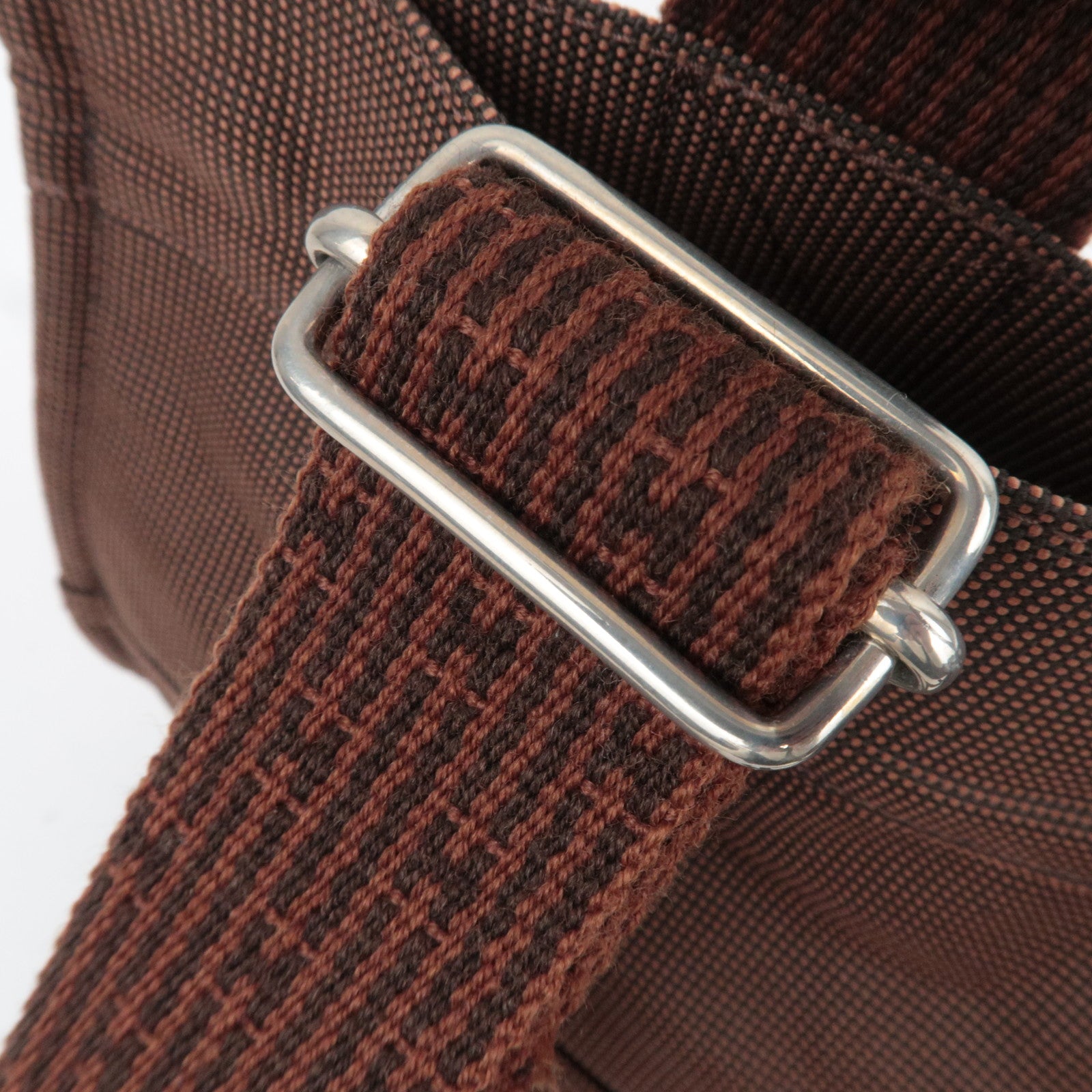 HERMES Her Line A Dos MM Canvas Backpack Brown