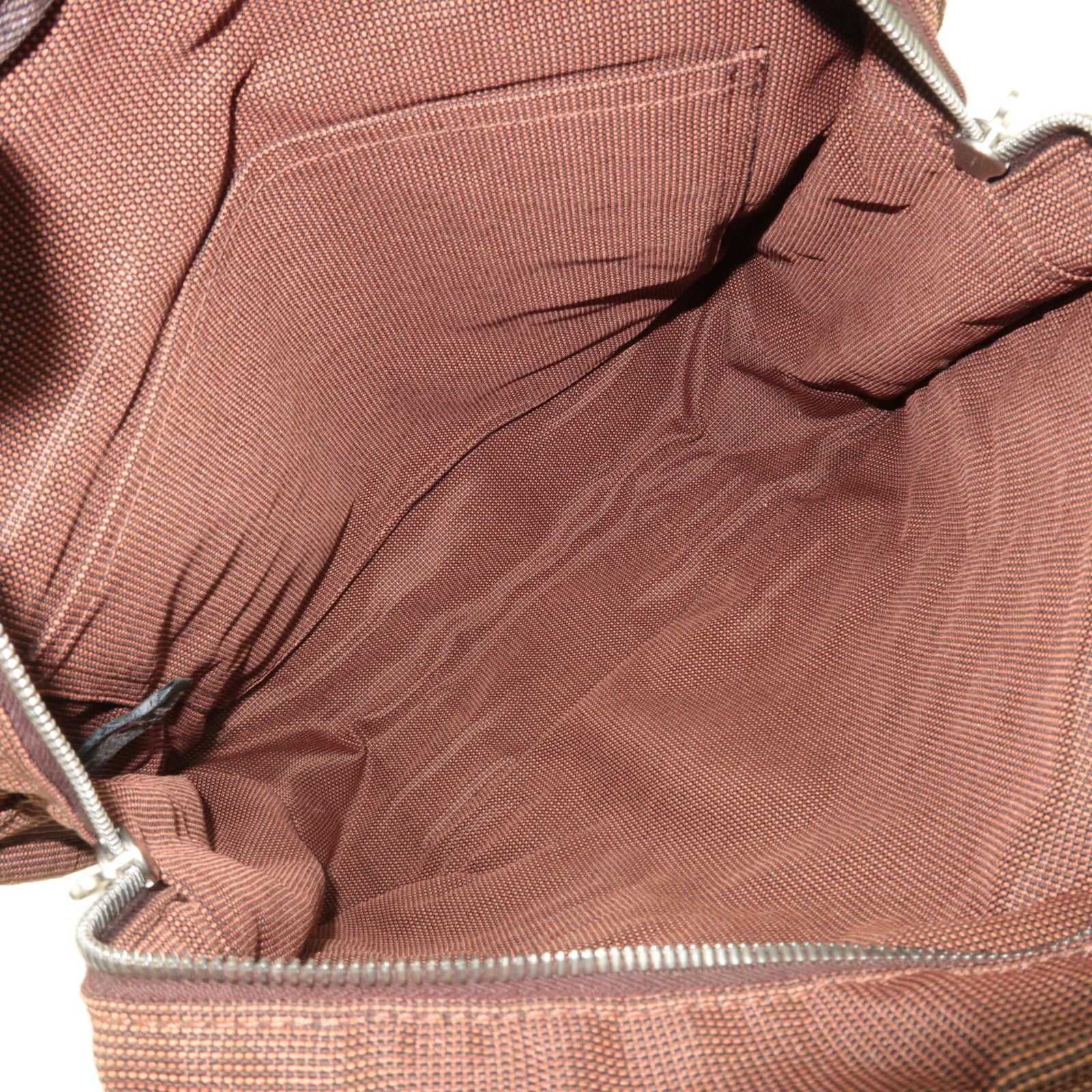 HERMES Her Line A Dos MM Canvas Backpack Brown