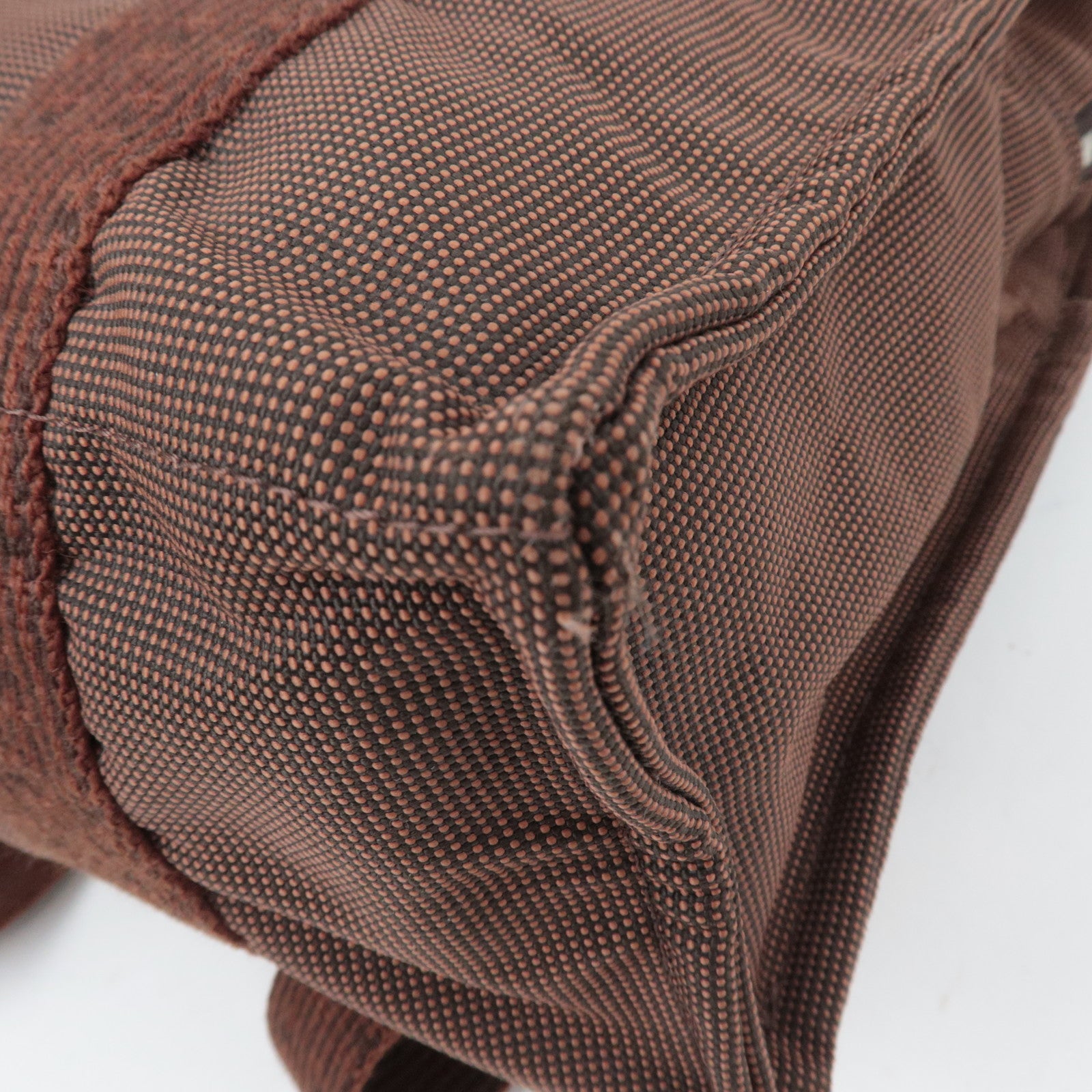 HERMES Her Line A Dos MM Canvas Backpack Brown