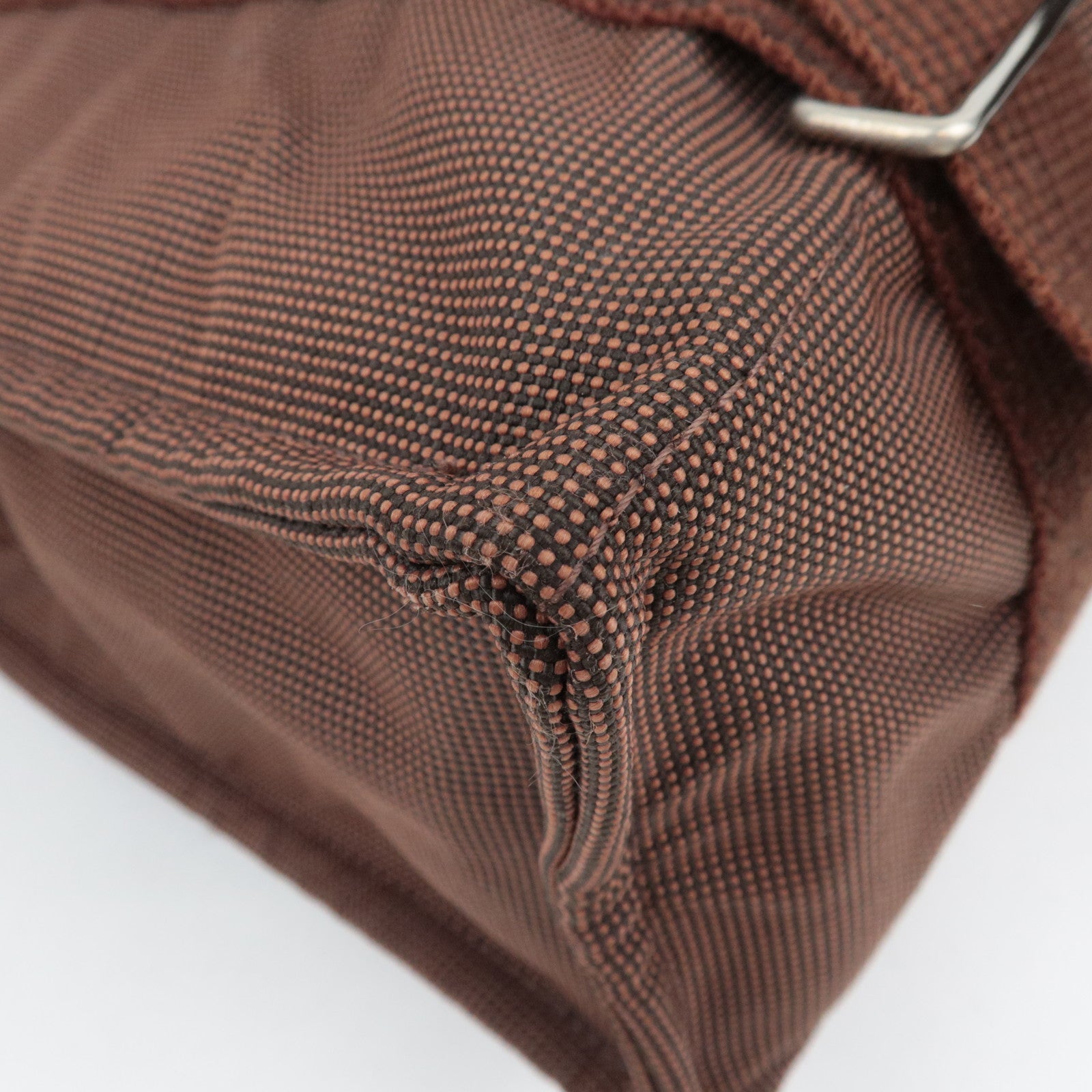 HERMES Her Line A Dos MM Canvas Backpack Brown