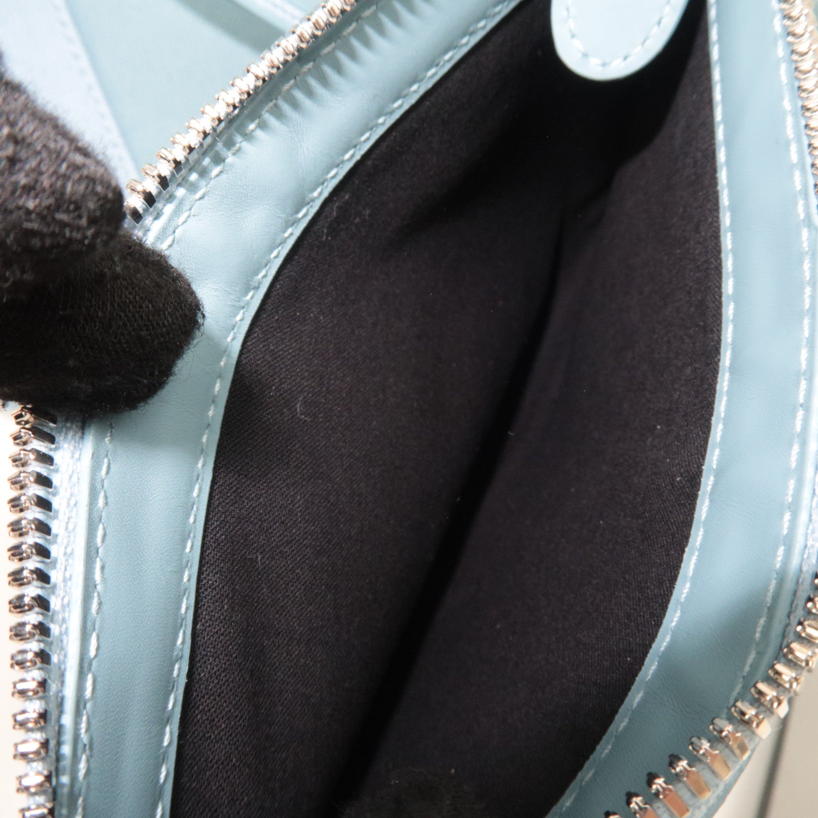 BALENCIAGA Navy Cabas S Canvas Tote Bag Light Blue 339933