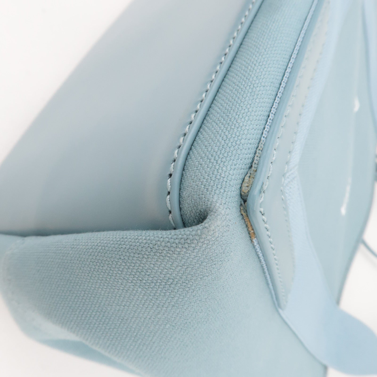 BALENCIAGA Navy Cabas S Canvas Tote Bag Light Blue 339933