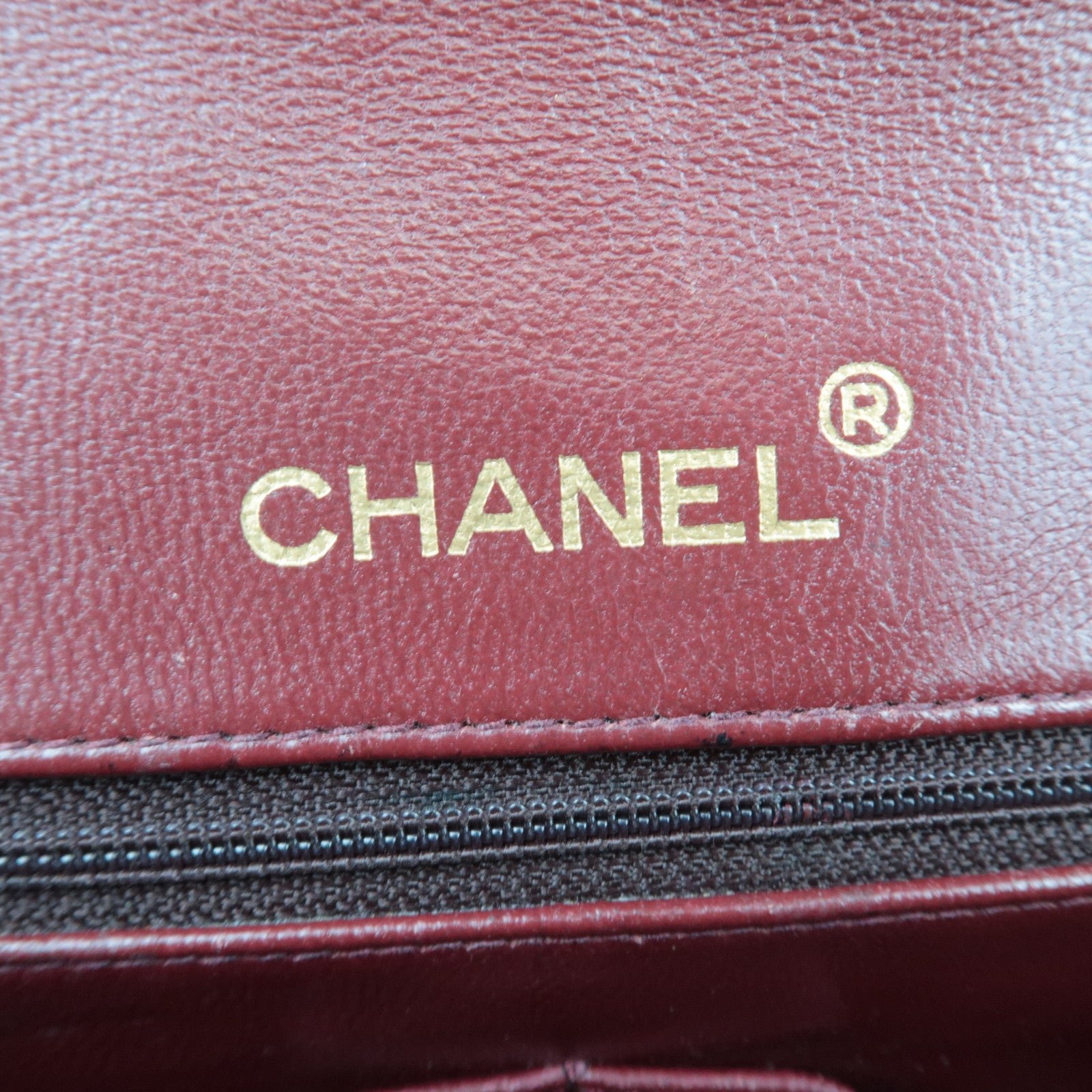CHANEL Matelasse 25 Double Flap Lambskin Chain Shoulder Bag Black