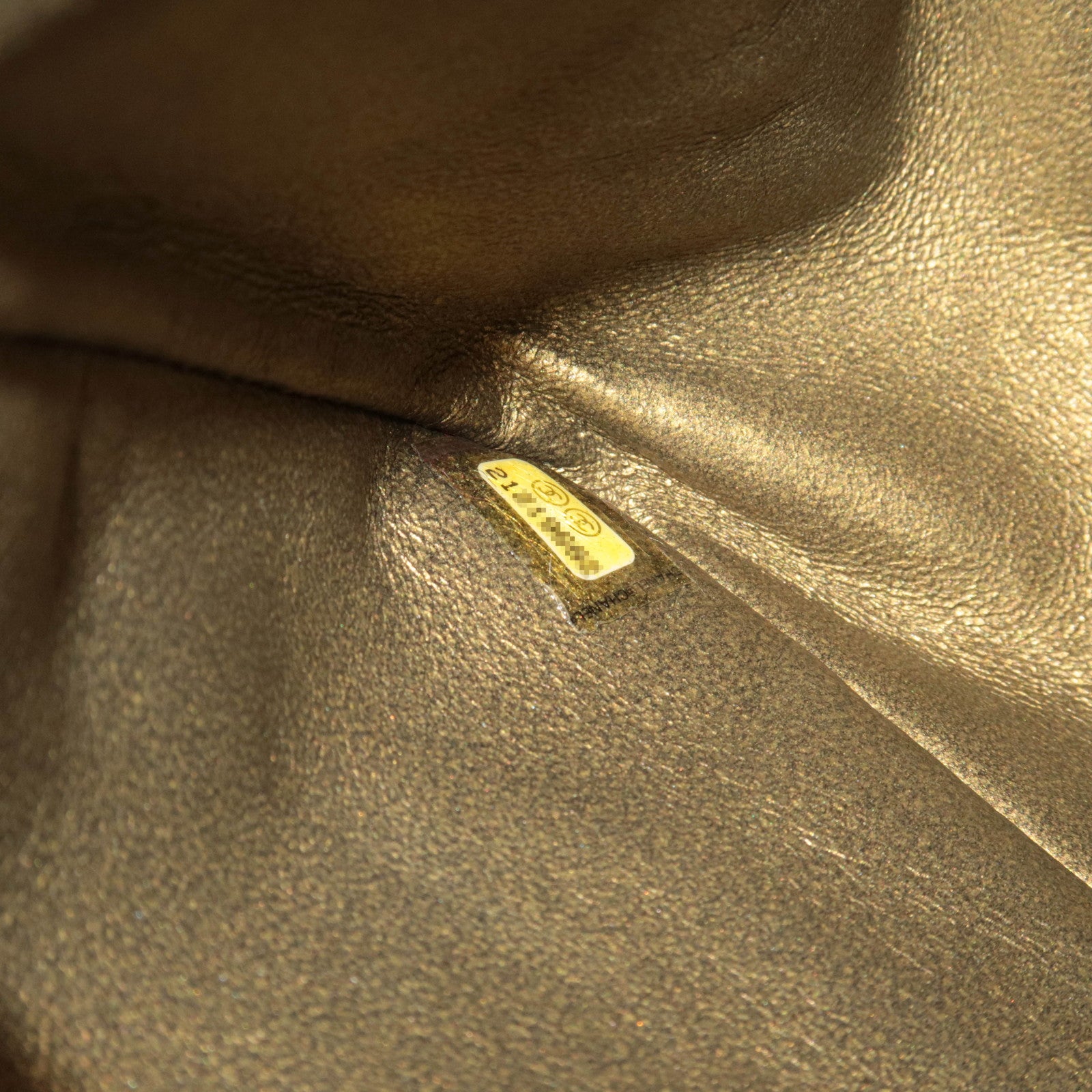 CHANEL 2.55 Matelasse Double Flap Caviarskin Chain Shoulder Bag Khaki