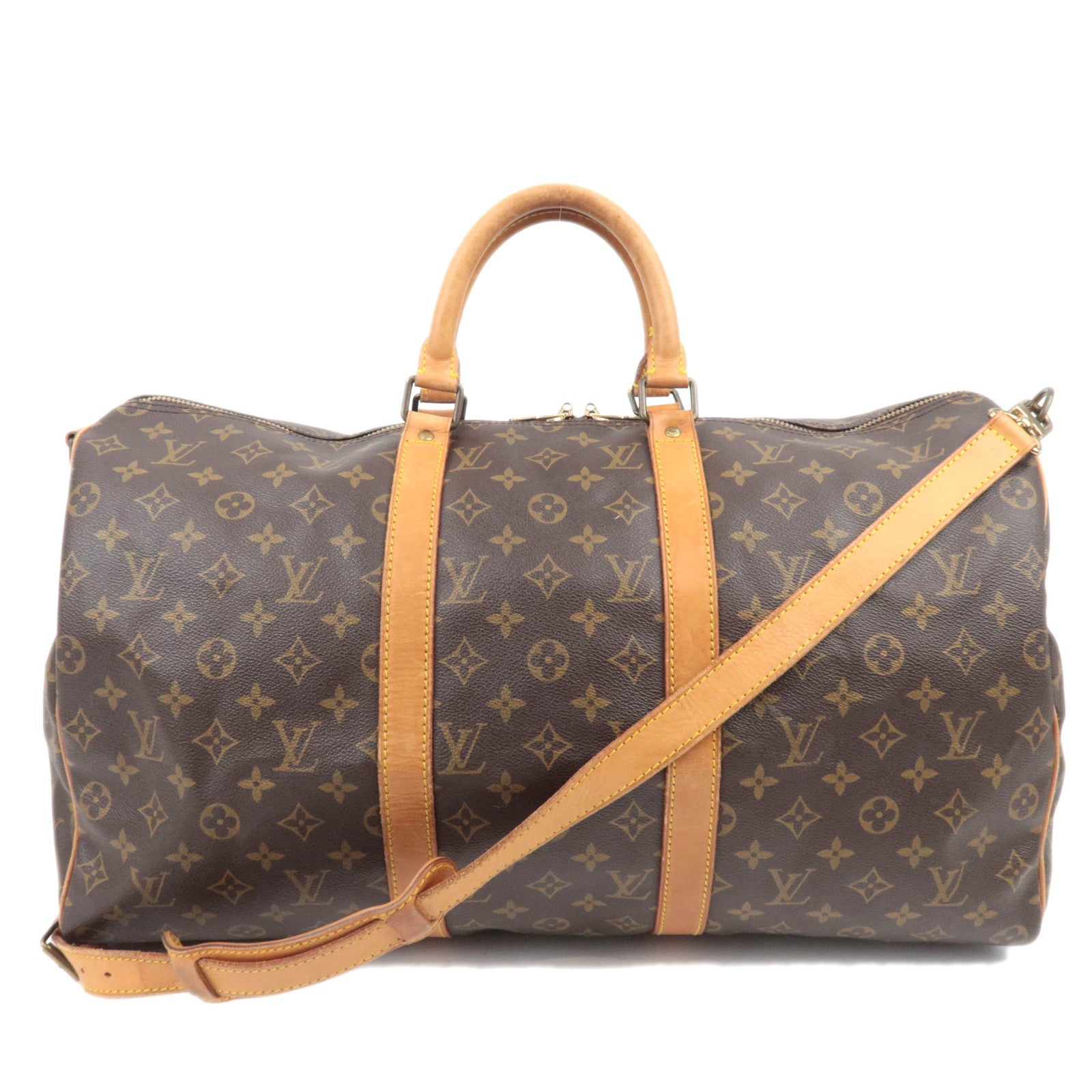 Louis Vuitton Monogram Keepall Bandouliere 50 Travel Bag M4141688456