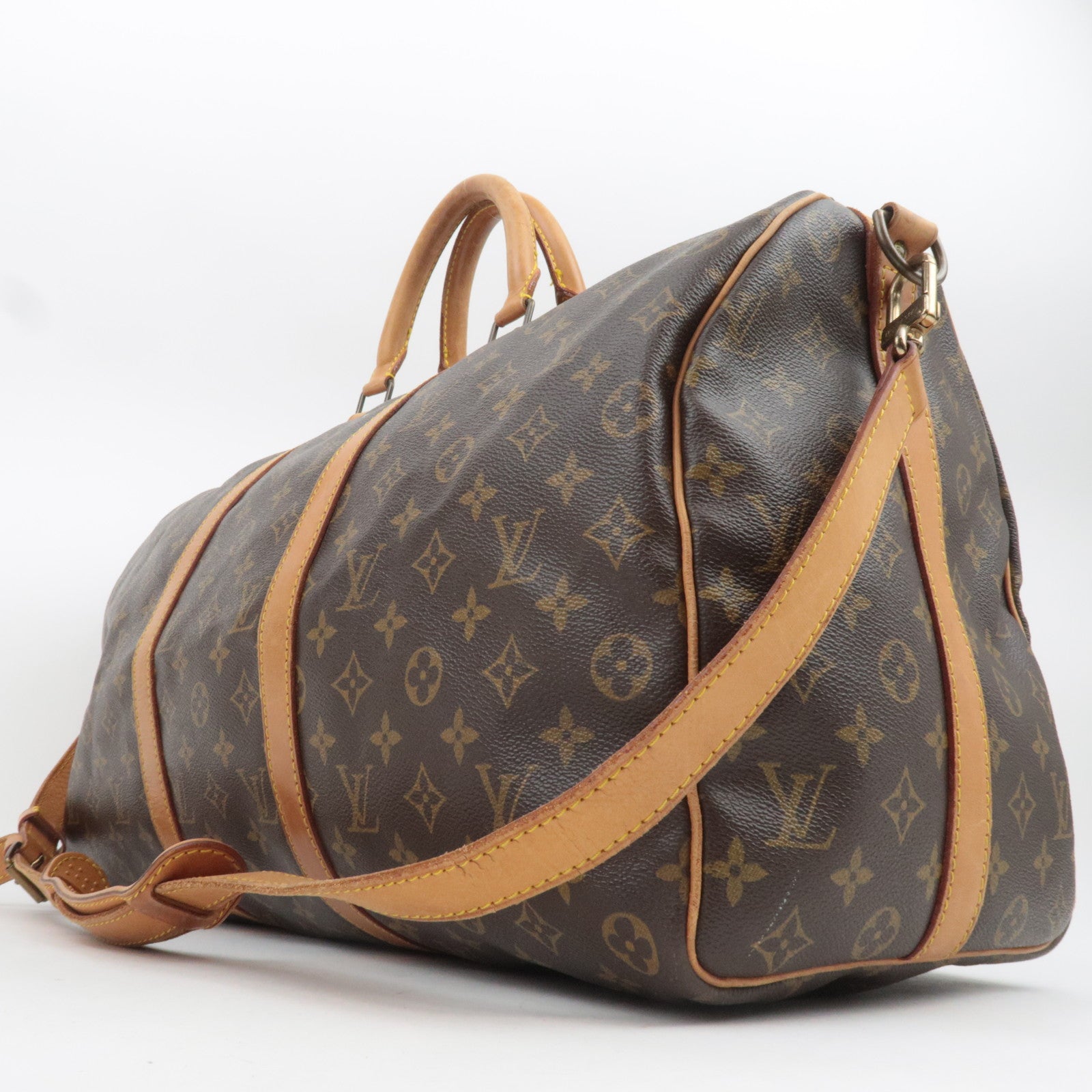 Louis Vuitton Monogram Keepall Bandouliere 50 Travel Bag M41416