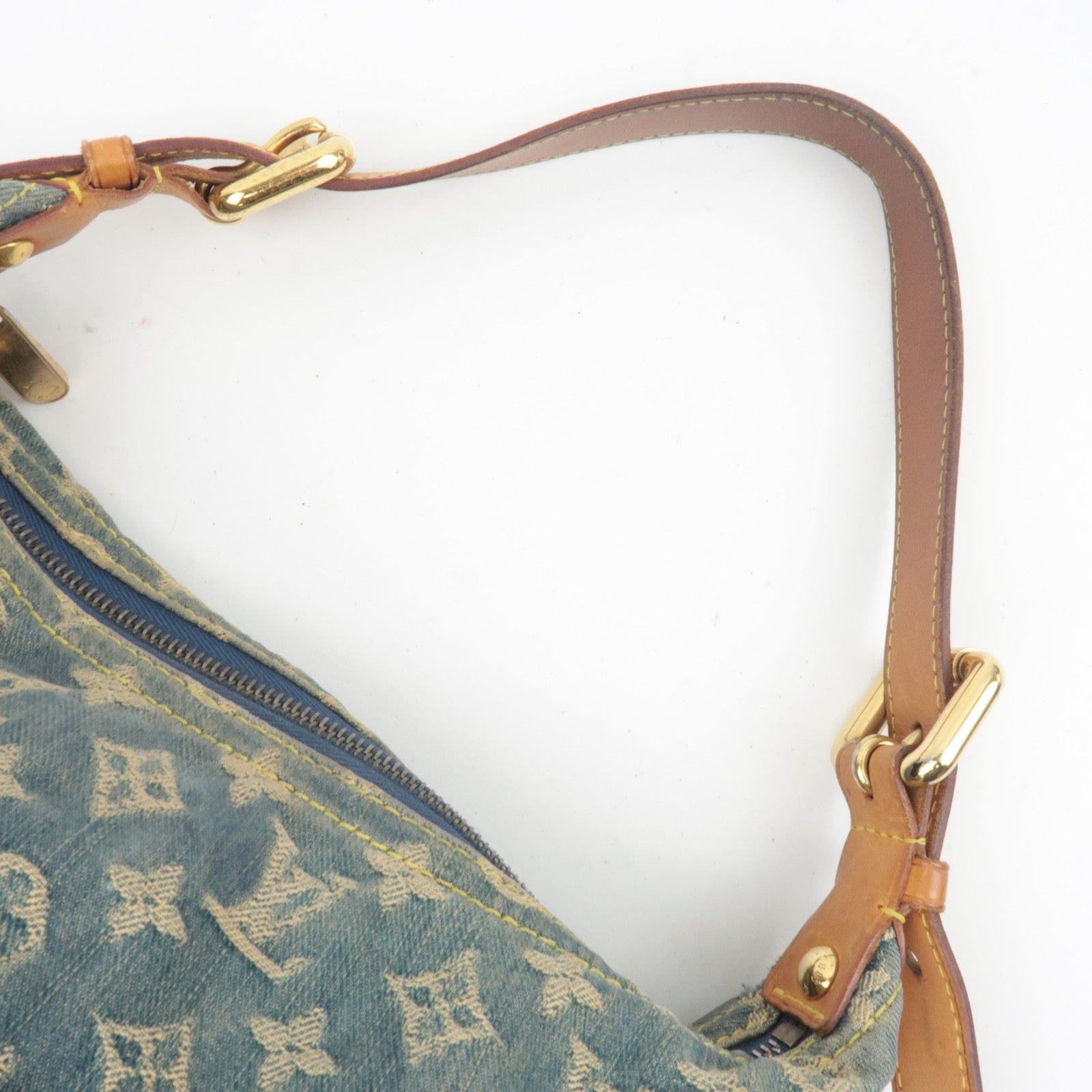 Louis Vuitton Monogram Denim Baggy GM Shoulder Bag M95048