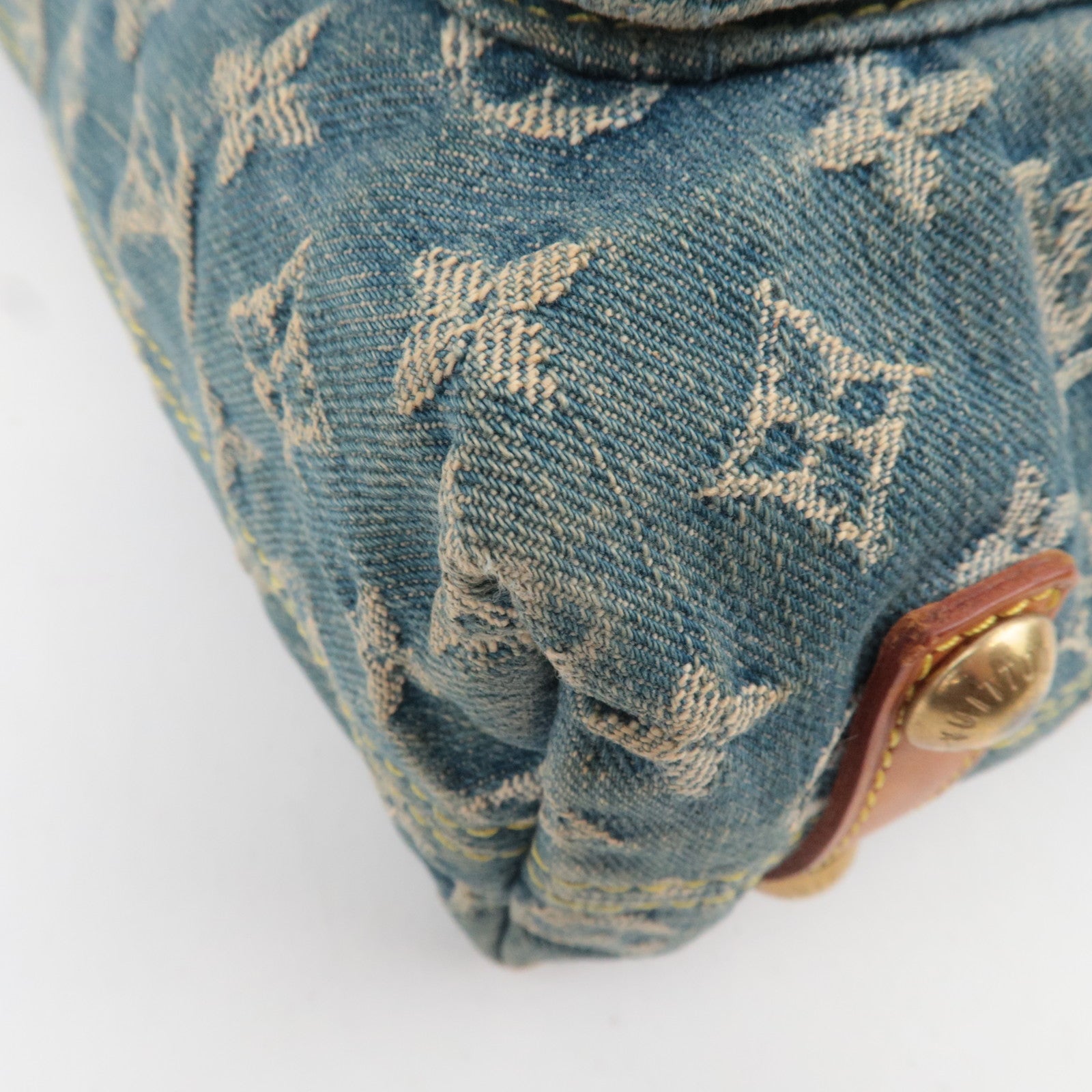 Louis Vuitton Monogram Denim Baggy GM Shoulder Bag M95048