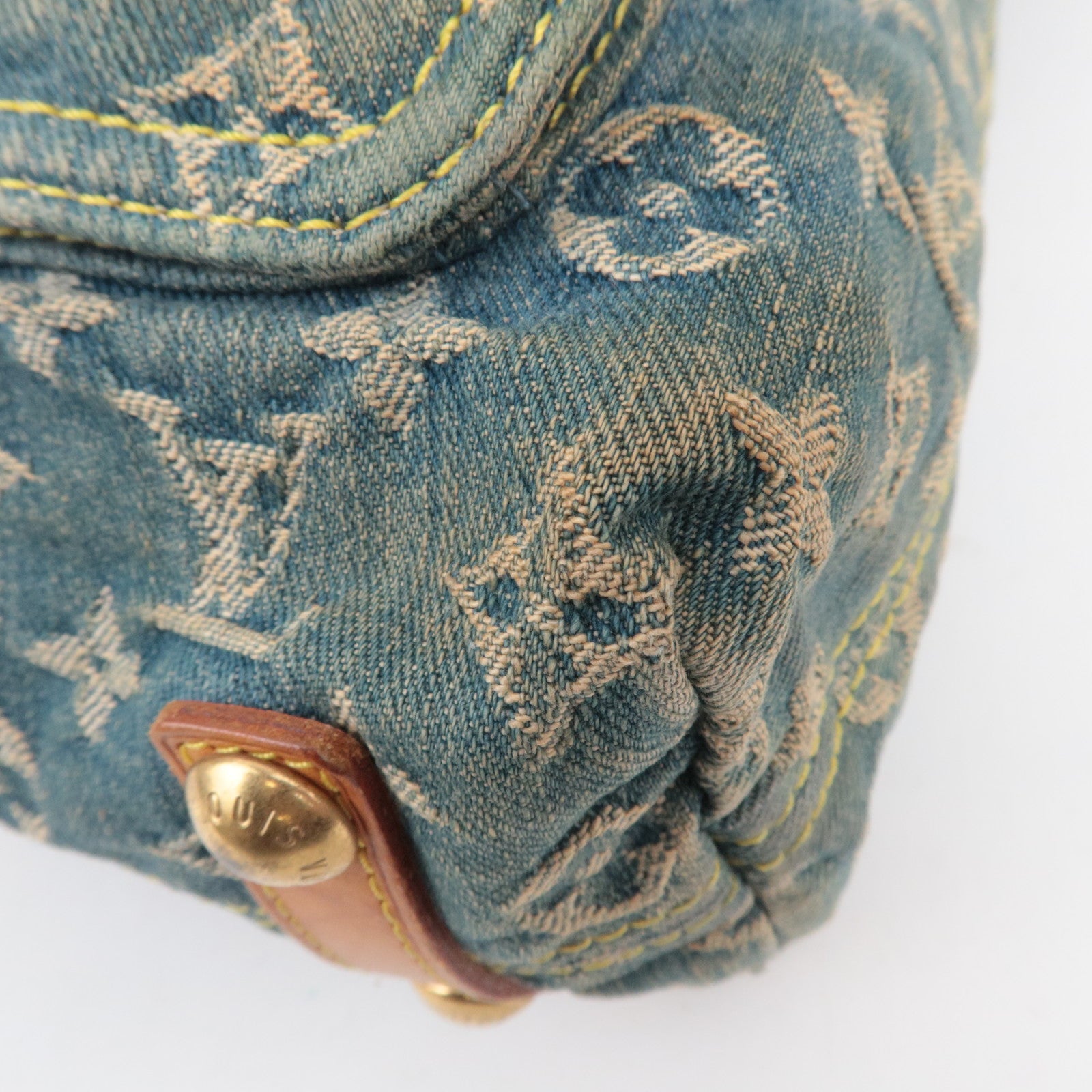 Louis Vuitton Monogram Denim Baggy GM Shoulder Bag M95048