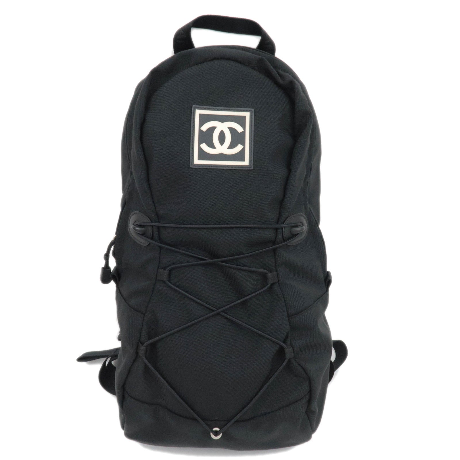 CHANEL Sports Line Nylon Backpack Black88468