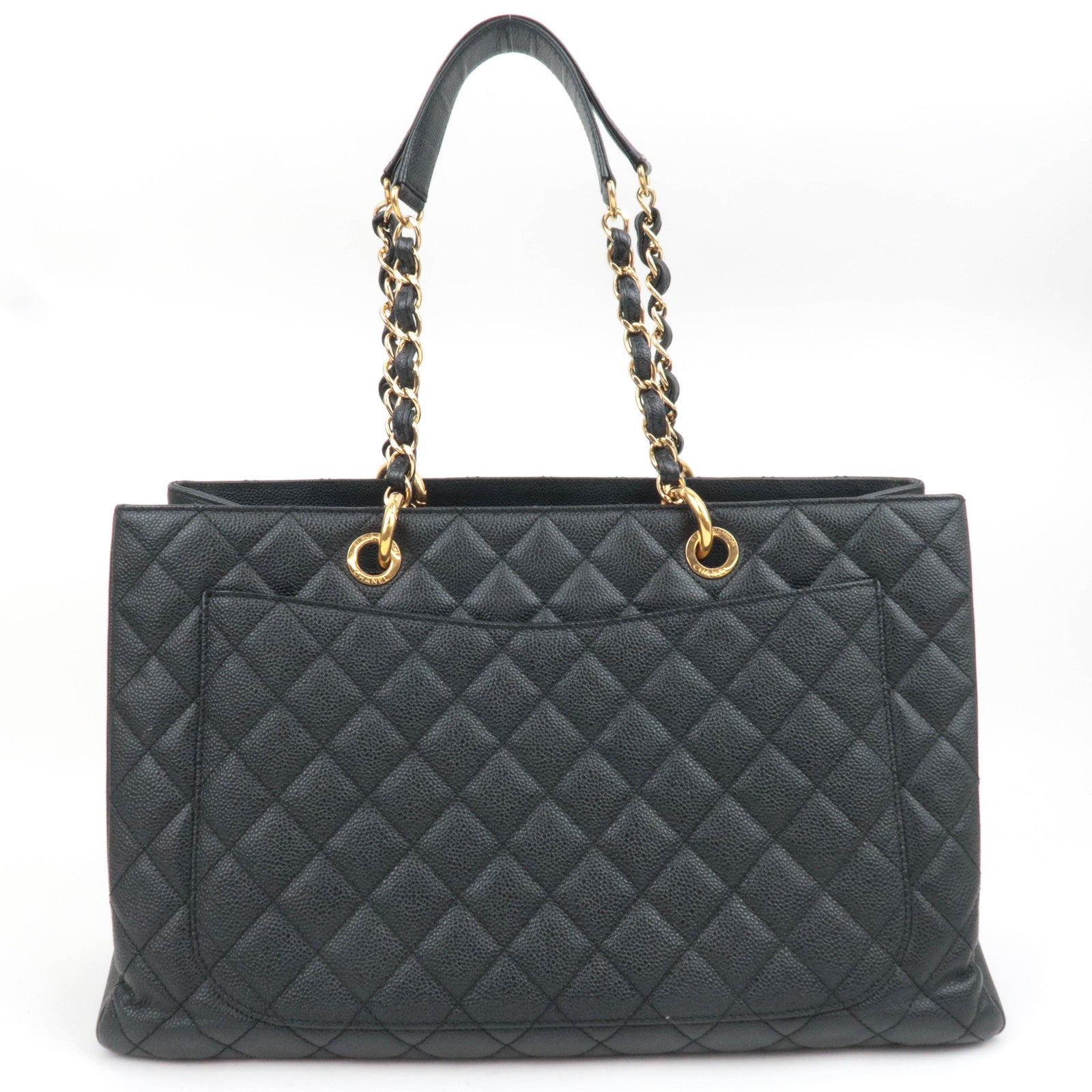 CHANEL Matelasse GST Tote XL Caviarskin Black A66865