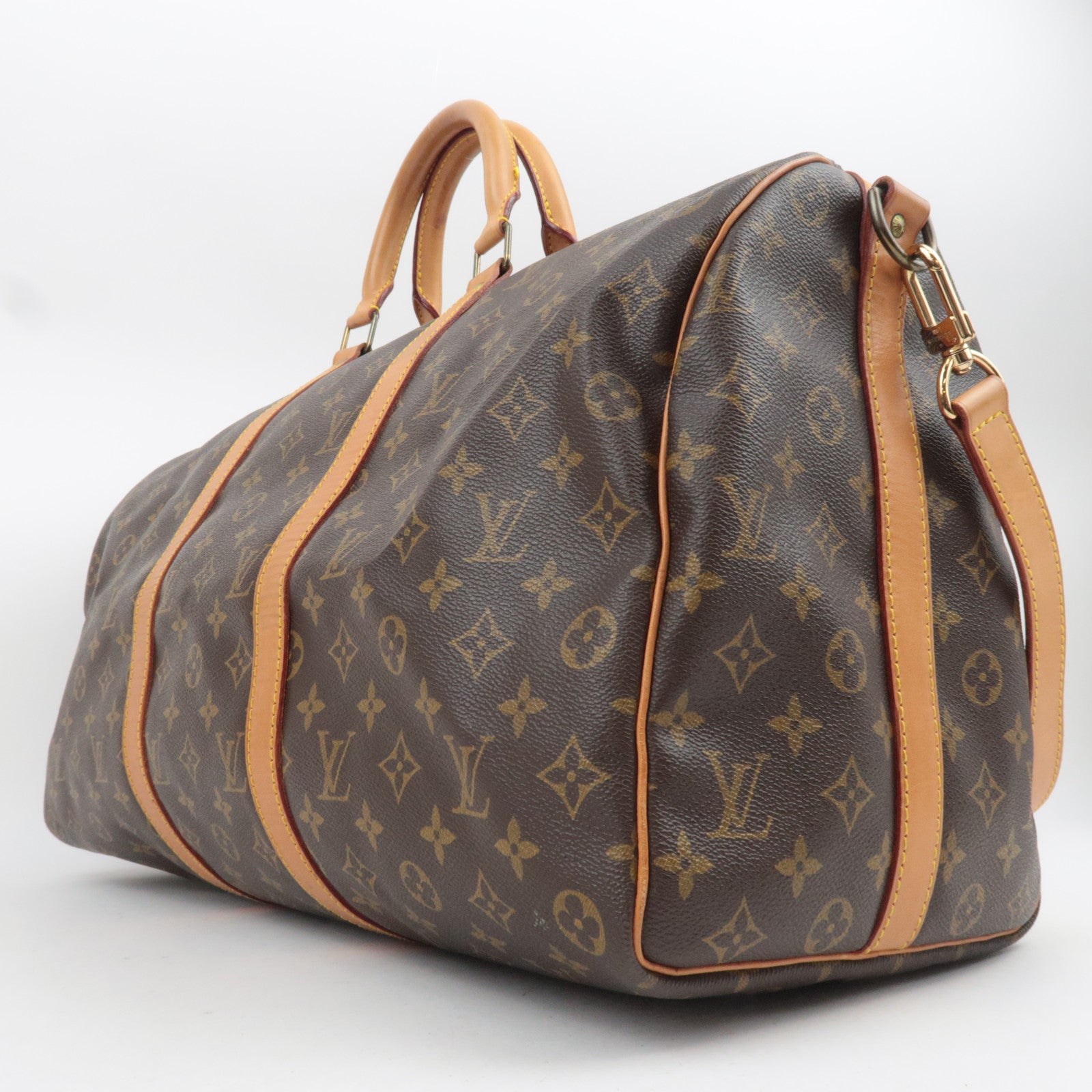 Louis Vuitton Monogram Keepall Bandouliere 50 Travel Bag M41416