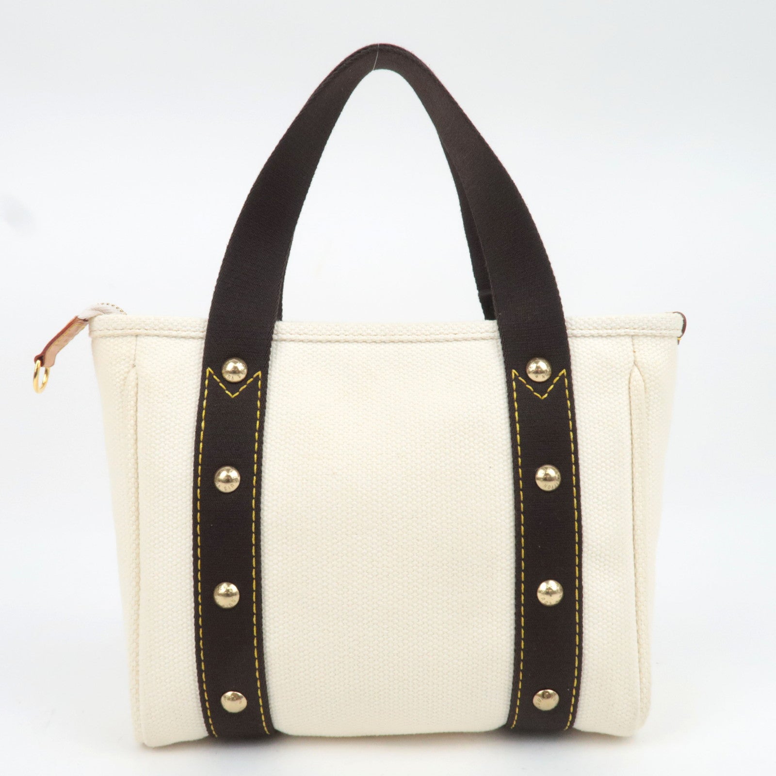 Louis Vuitton Antigua Cabas PM Handbag Ecru M40039