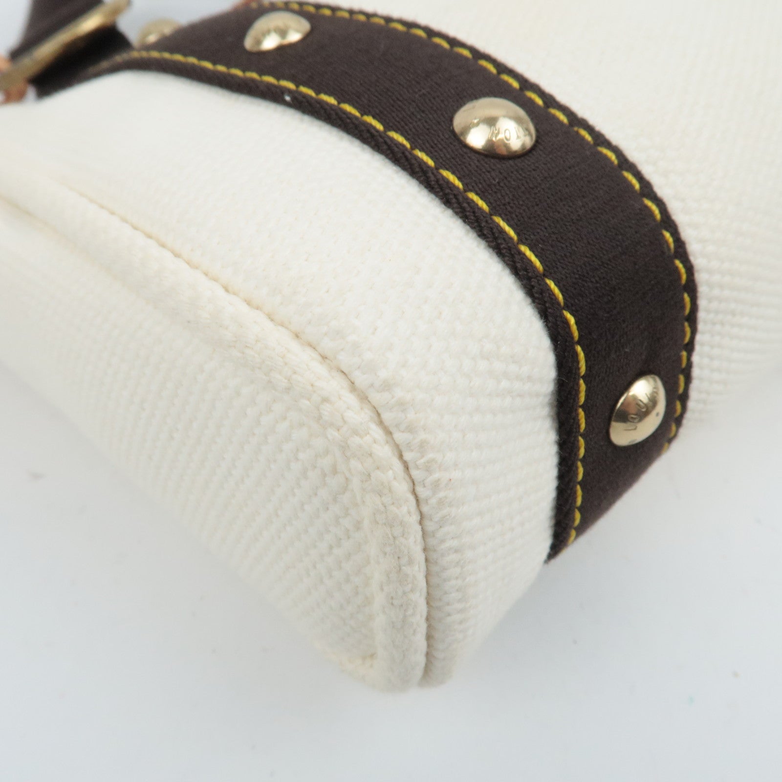 Louis Vuitton Antigua Cabas PM Handbag Ecru M40039