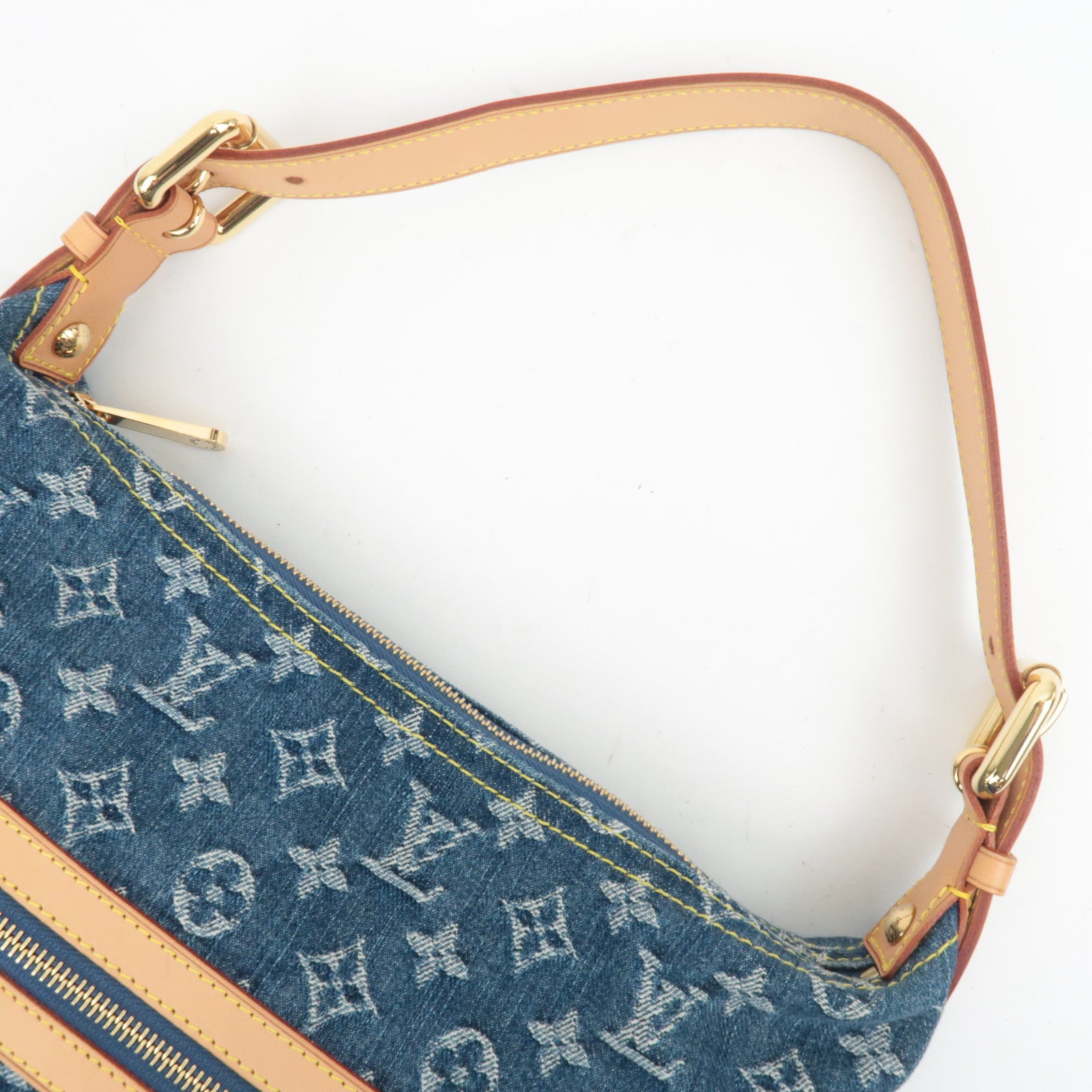 Louis Vuitton Monogram Denim Baggy GM Shoulder Bag M95048