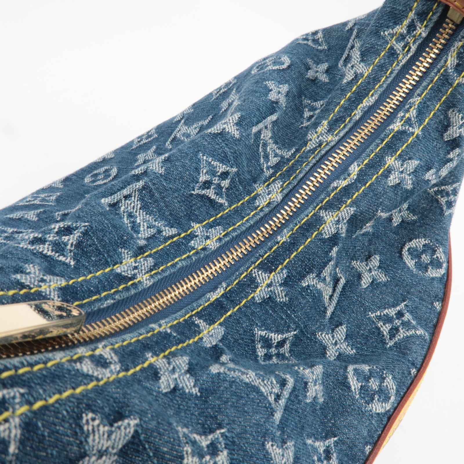 Louis Vuitton Monogram Denim Baggy GM Shoulder Bag M95048