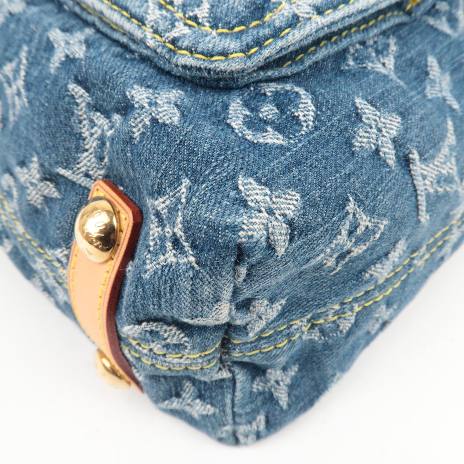 Louis Vuitton Monogram Denim Baggy GM Shoulder Bag M95048