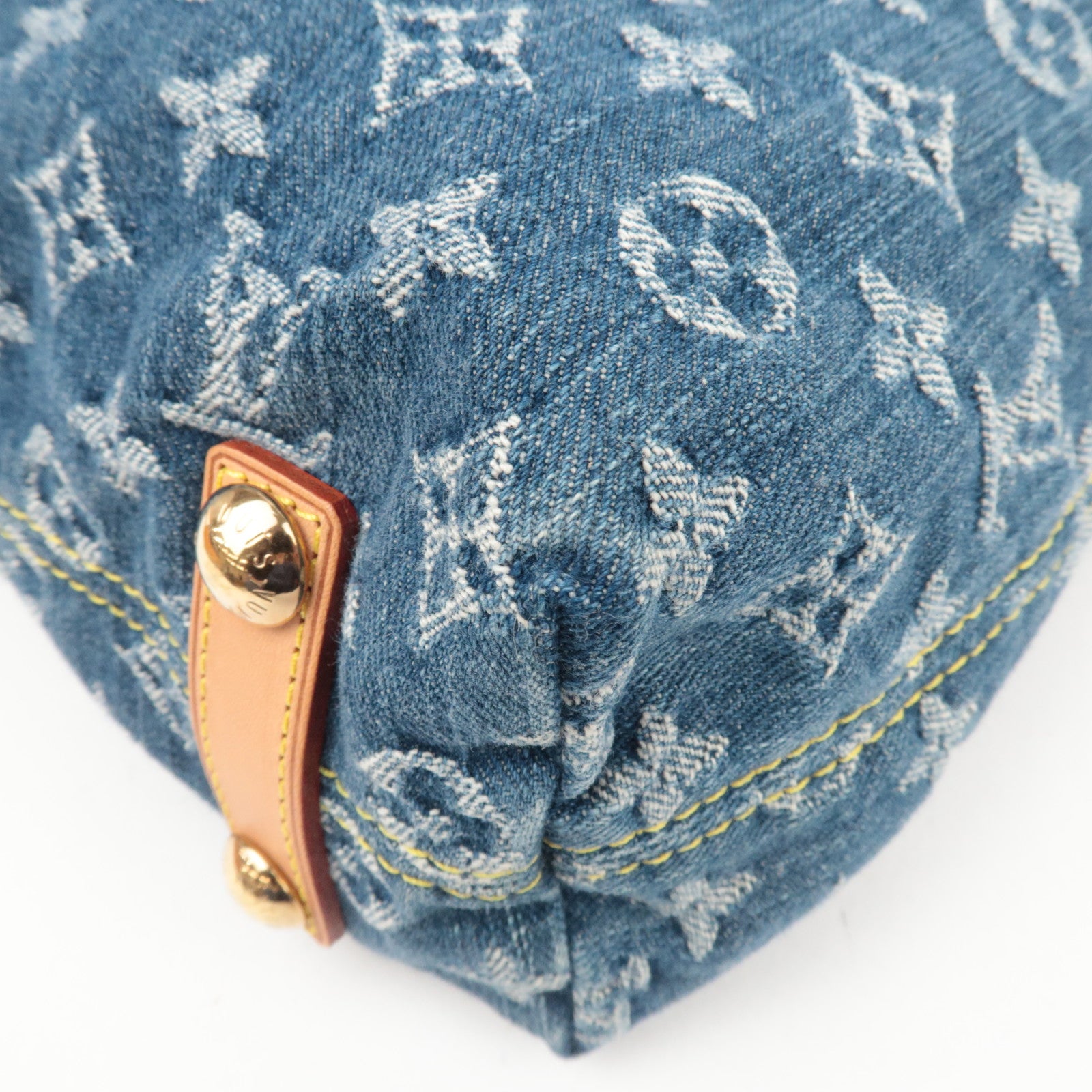 Louis Vuitton Monogram Denim Baggy GM Shoulder Bag M95048