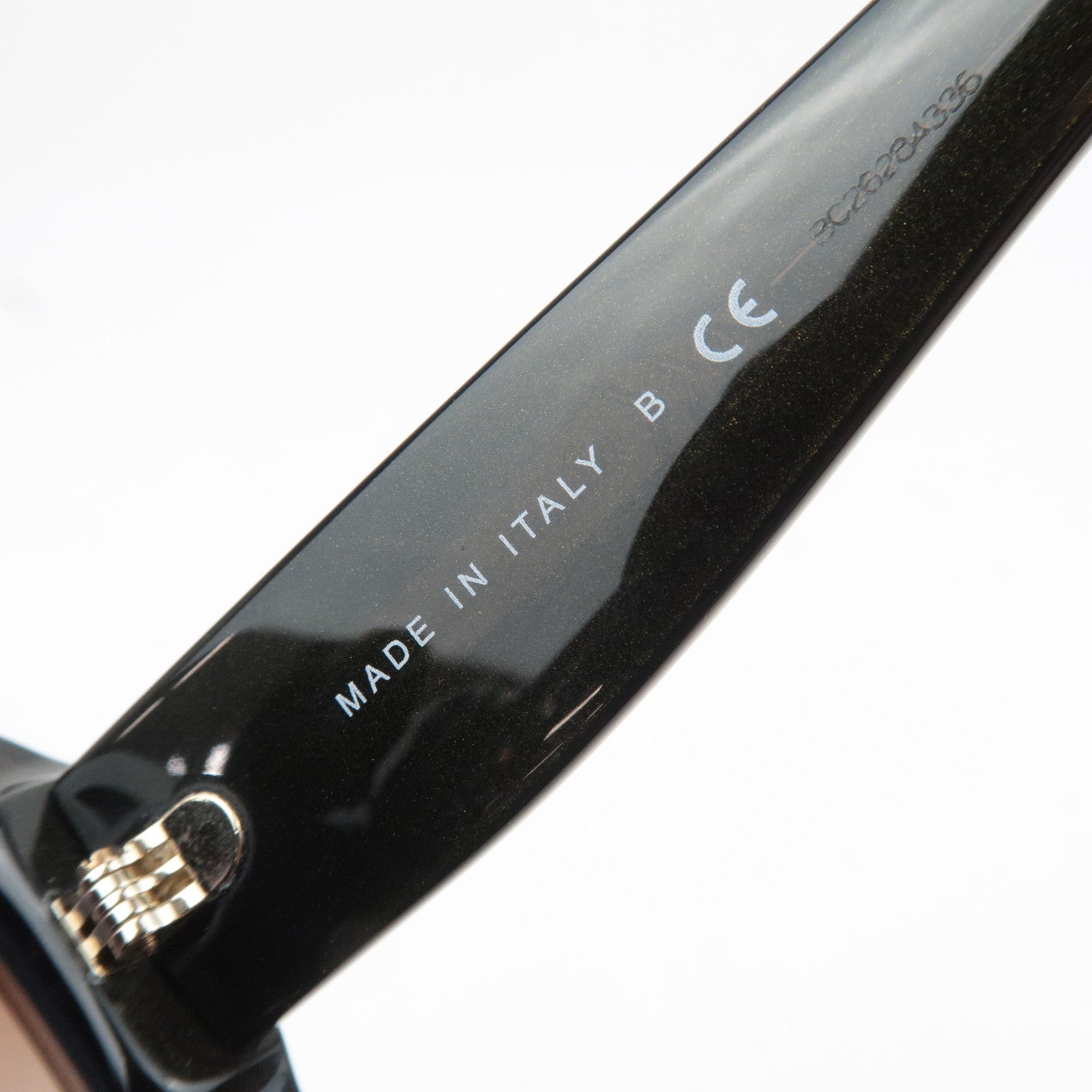 CHANEL Rhinestone Cocomark Sunglasses 5468-B-A c.1706/65 56□17 140 3N Black
