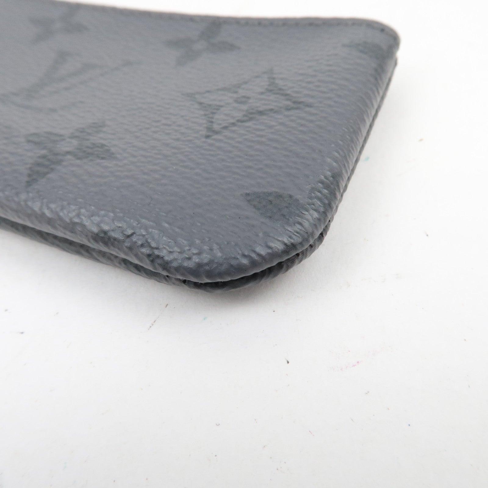 Louis Vuitton Monogram Eclipse Pochette Cles Coin Case M80905