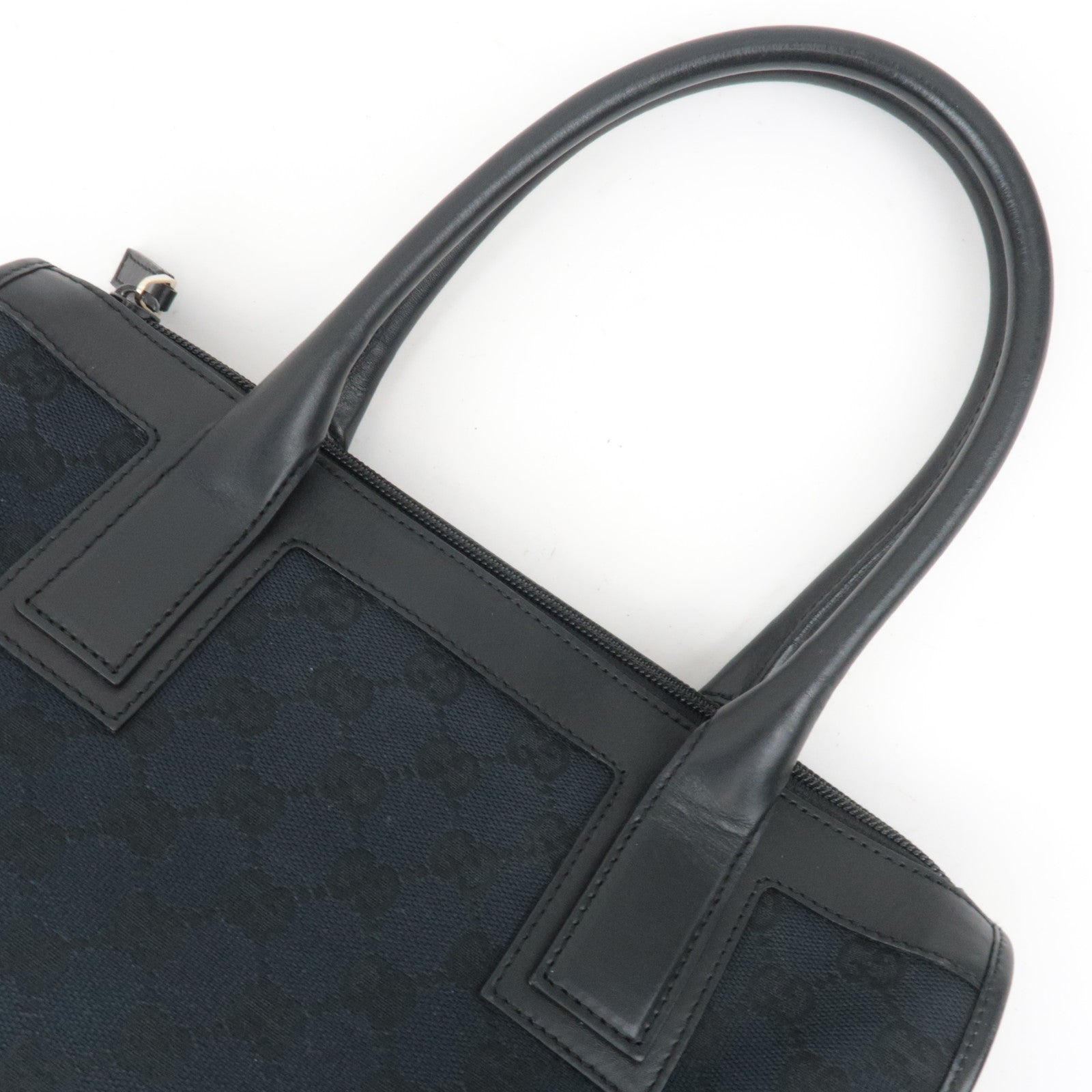GUCCI GG Canvas Handbag Black 000.0855