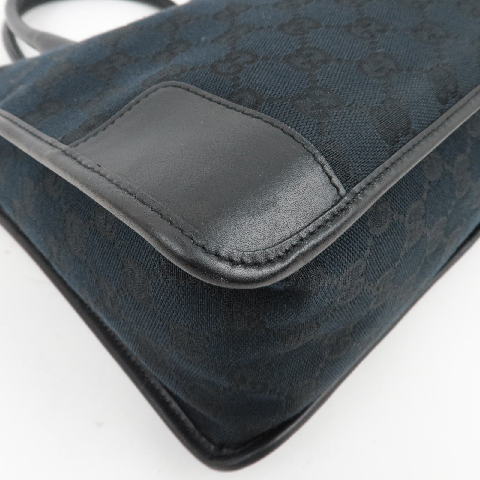 GUCCI GG Canvas Handbag Black 000.0855
