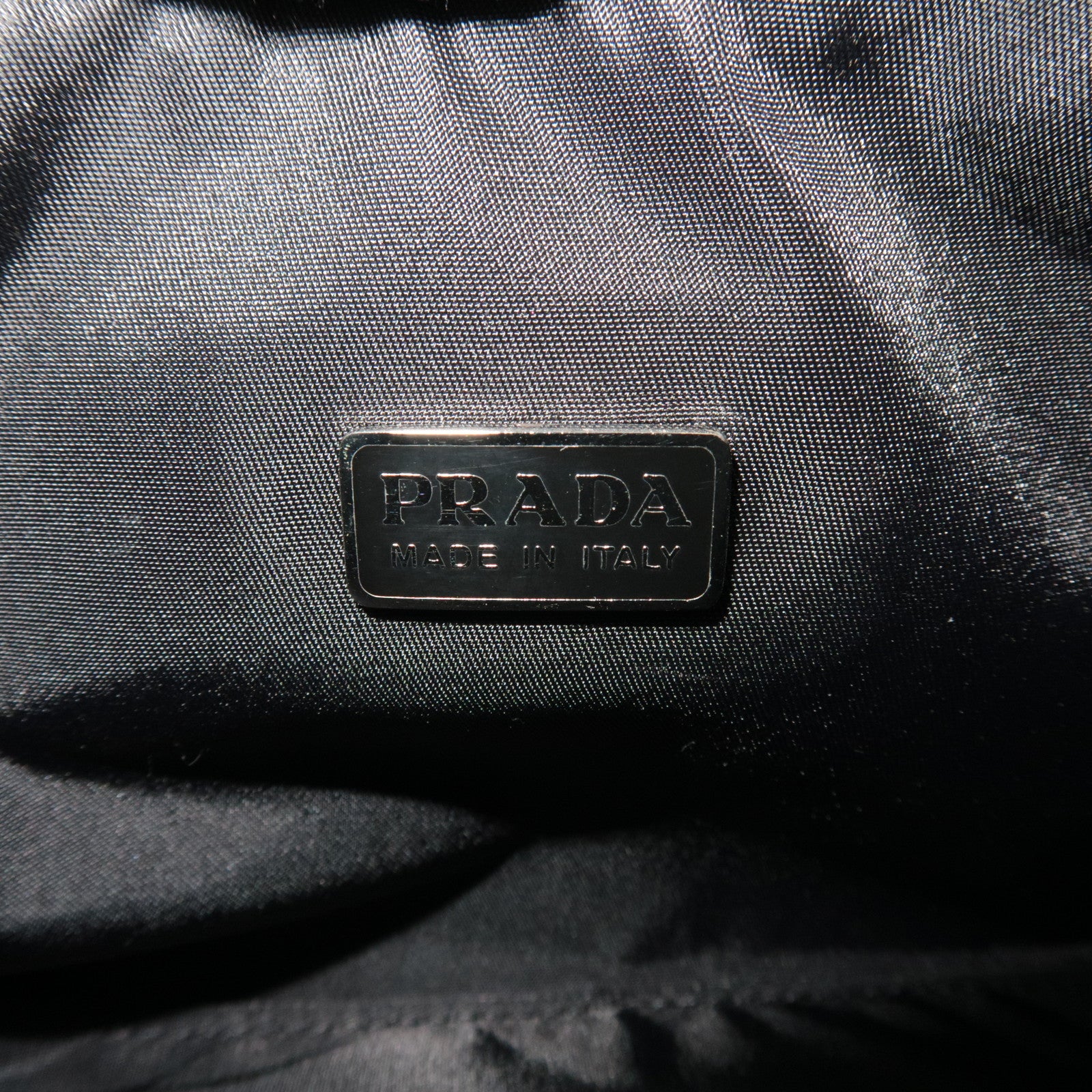 PRADA Nylon Small Handbag Black