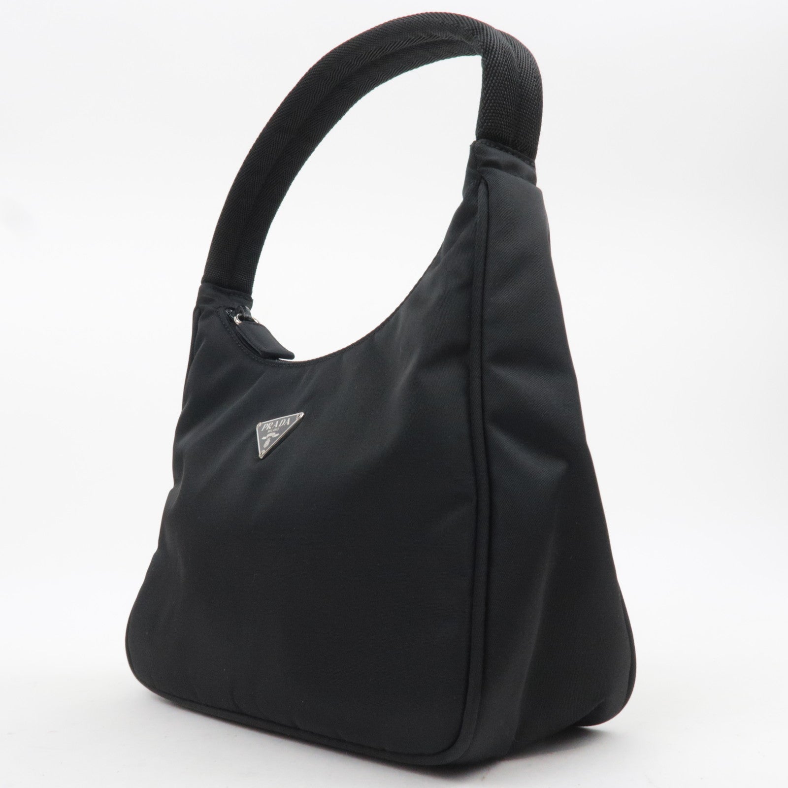 PRADA Nylon Small Handbag Black